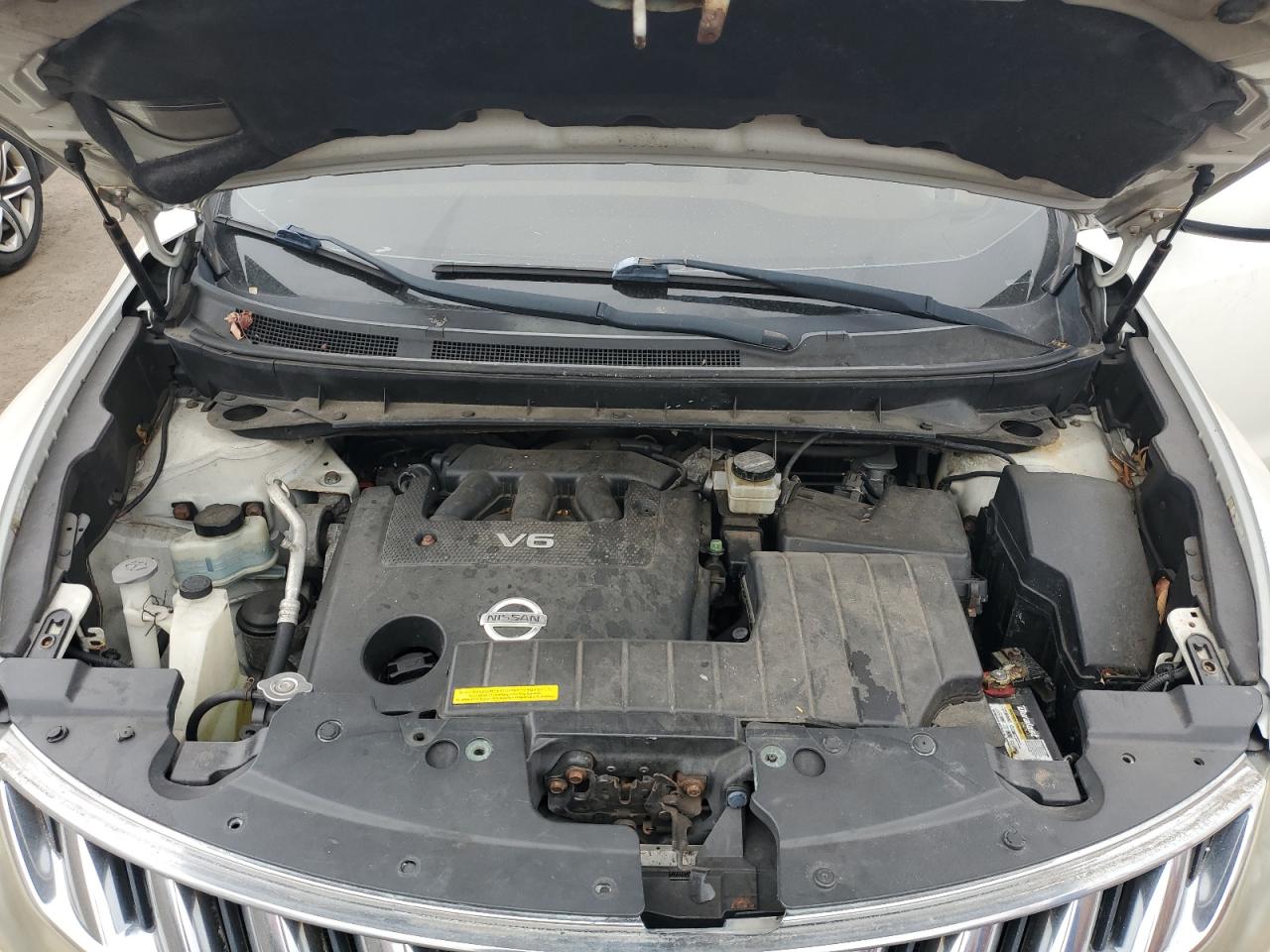 2009 Nissan Murano VIN JN8AZ18W19W160735 Copart auction photo, undercarriage / front end damage thumbnail 11