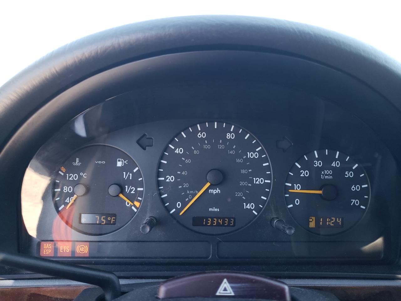 2000 Mercedes-Benz M-klasse VIN 4JGAB54E8YA178063 Copart auction photo, front end damage thumbnail 9