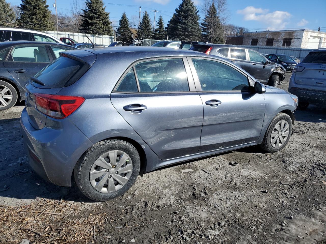 2020 KIA Rio VIN 3KPA25ADXLE274850 Copart auction photo, front end / minor dent/scratches damage thumbnail 3