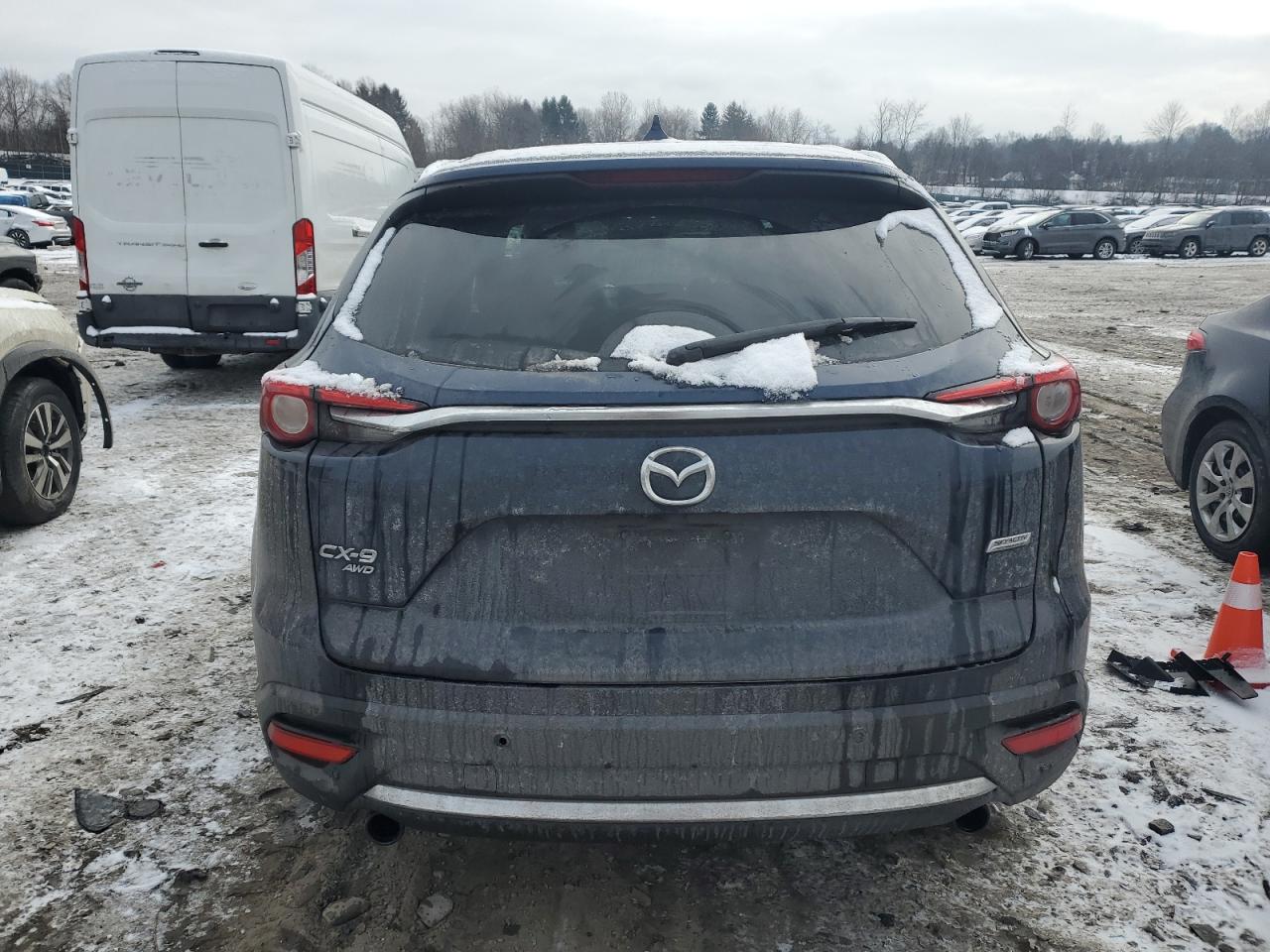 2016 Mazda CX-9 VIN JM3TCBDY9G0108179 Copart auction photo, front end / side damage thumbnail 6