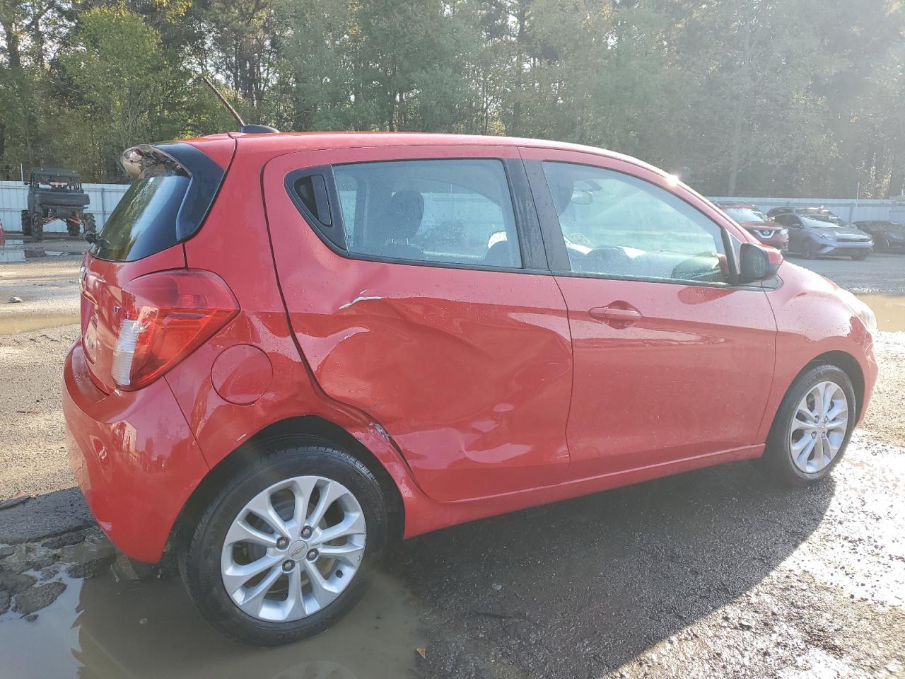 2020 Chevrolet Spark VIN KL8CD6SA7LC442067 Copart auction photo, side / rear end damage thumbnail 3