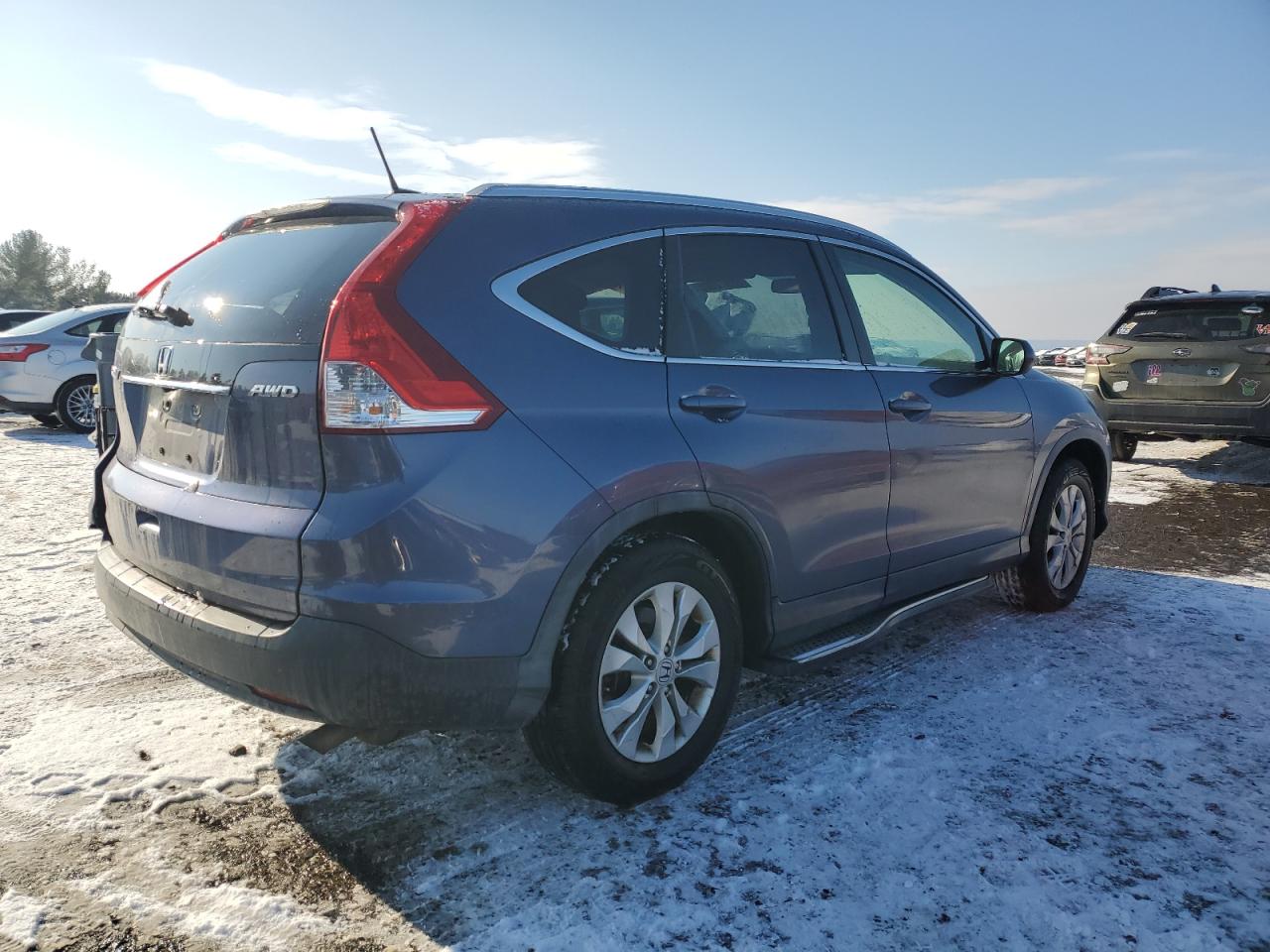 2012 Honda CR-V VIN JHLRM4H73CC006952 Copart auction photo, rear end damage thumbnail 3
