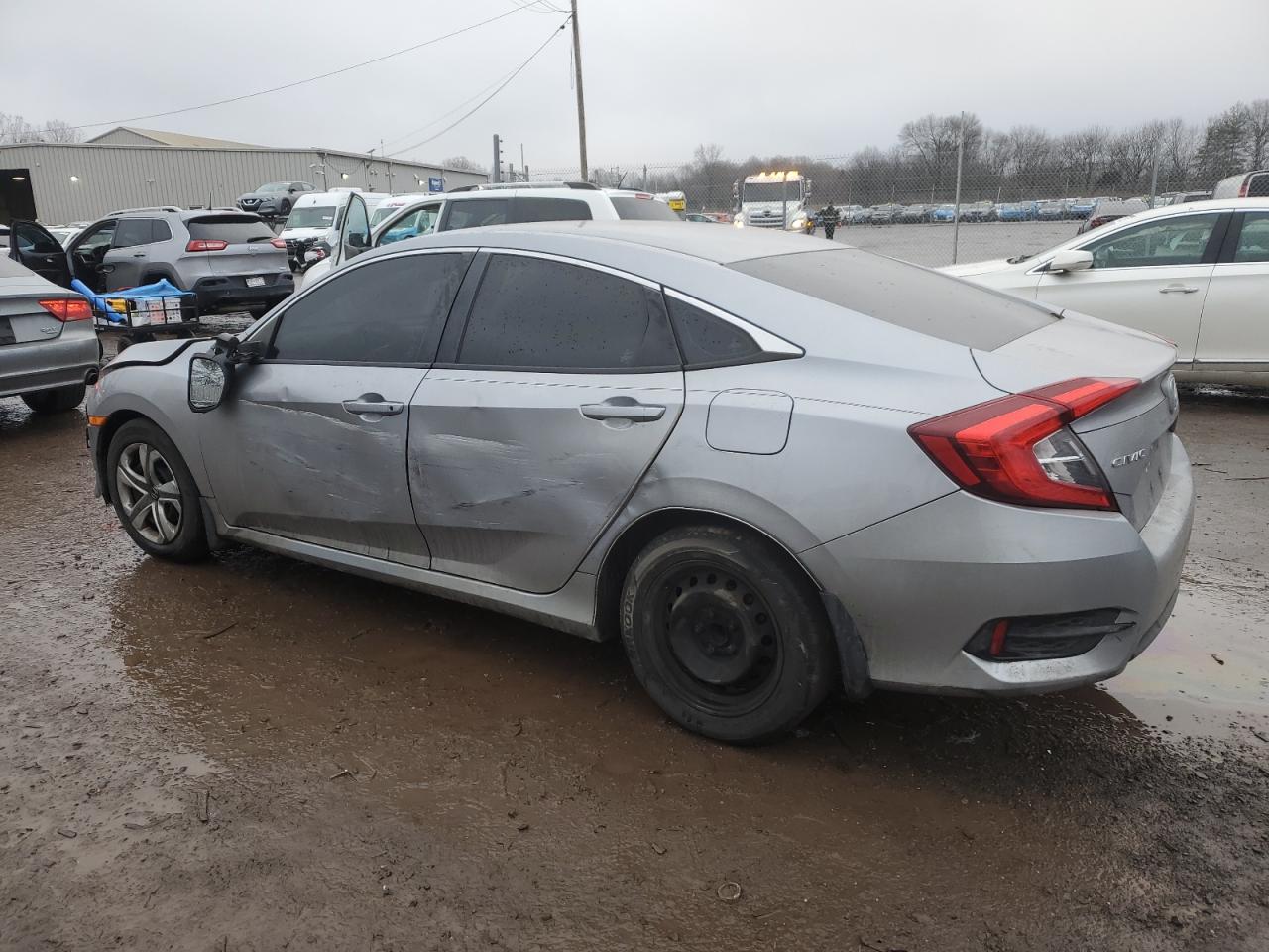 2016 Honda Civic VIN 2HGFC2F5XGH523436 Copart auction photo, front end / side damage thumbnail 2
