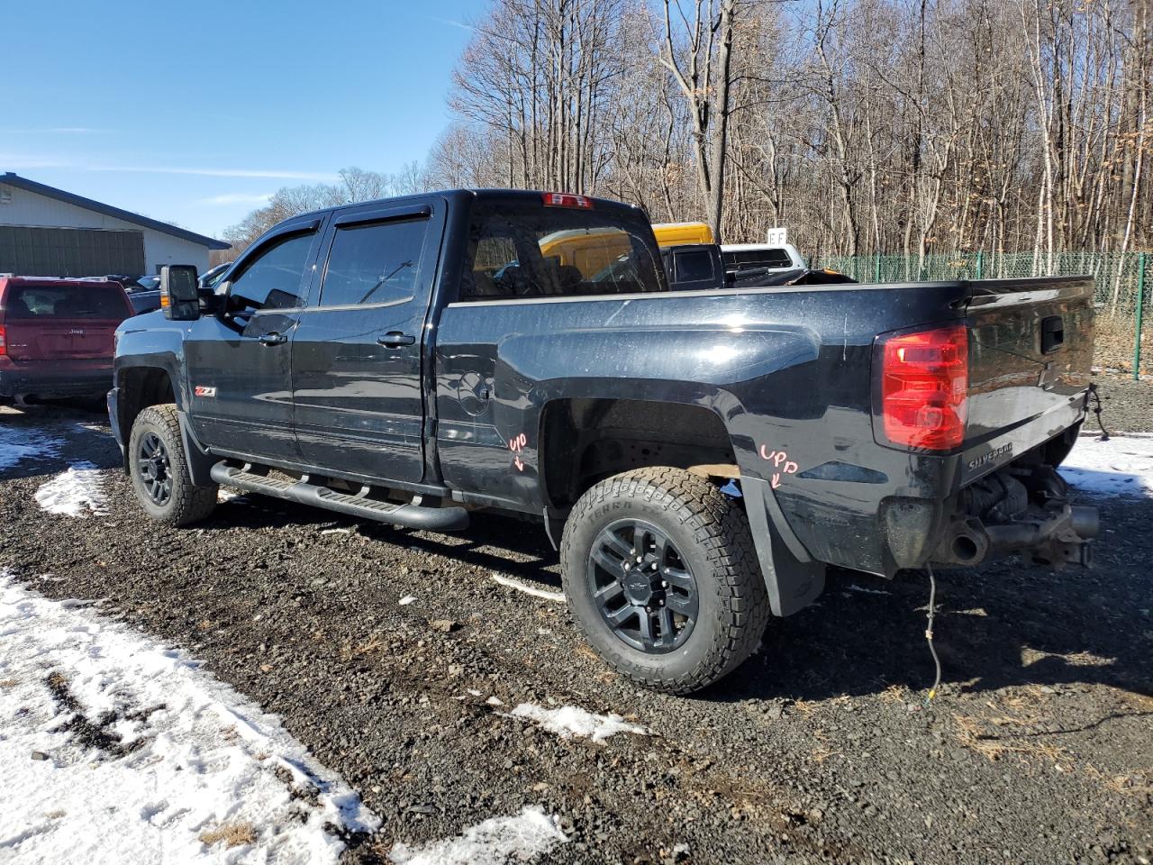 2017 Chevrolet Silverado VIN 1GC1KVEY5HF176271 Copart auction photo, side / rear end damage thumbnail 2