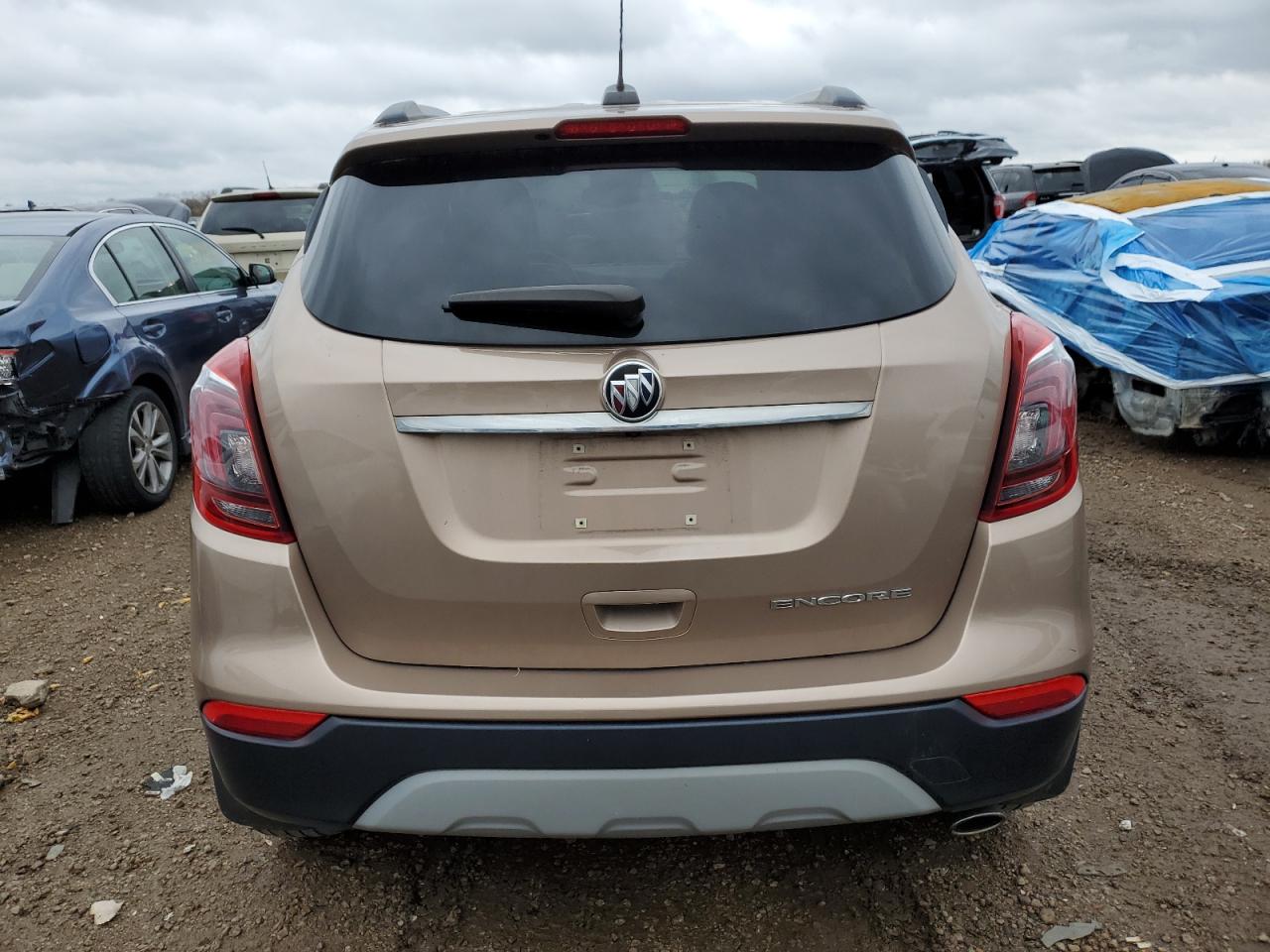 2019 Buick Encore VIN KL4CJASB2KB729925 Copart auction photo, side / front end damage thumbnail 6