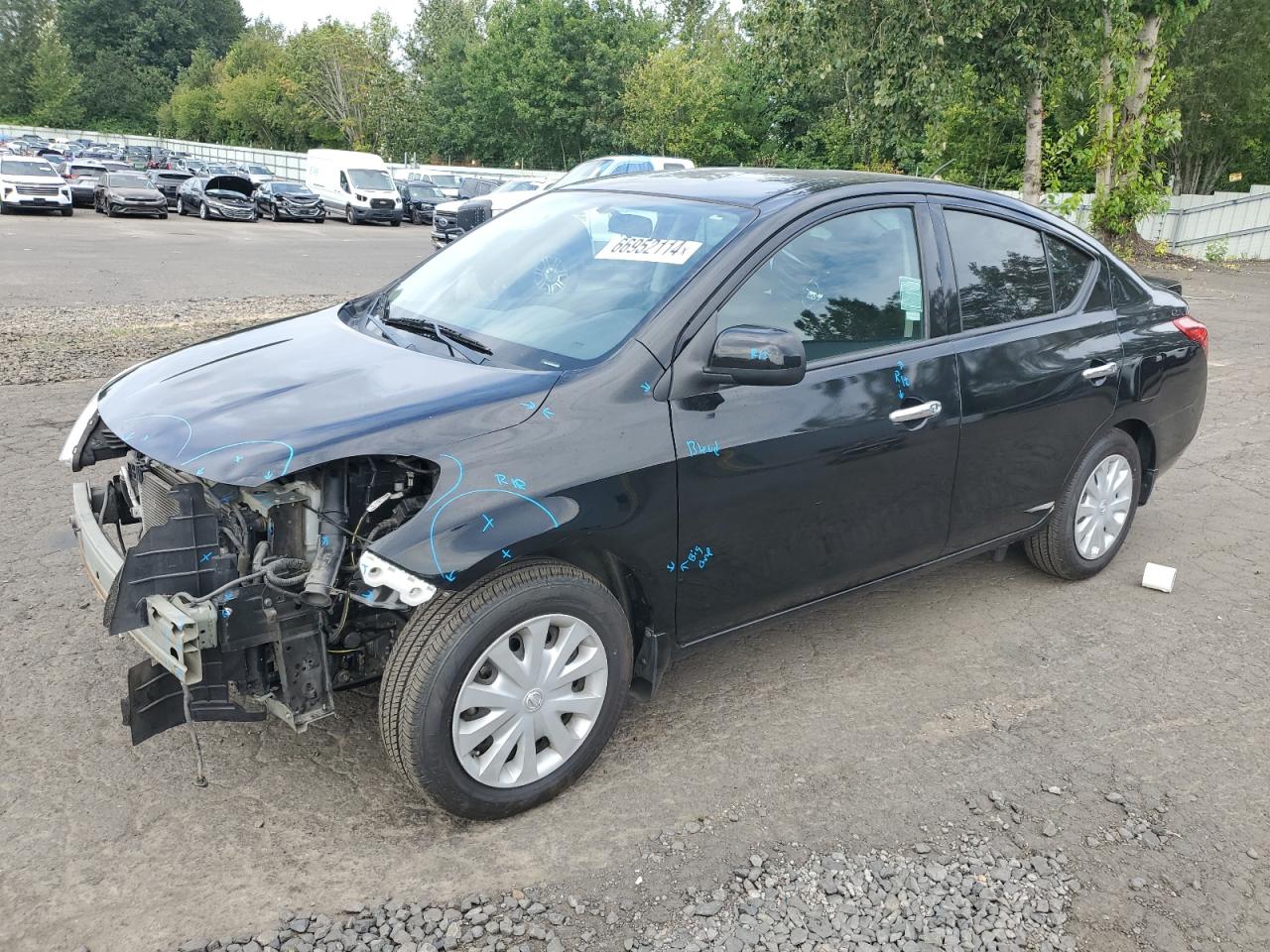 2014 Nissan Versa VIN 3N1CN7AP7EK458253