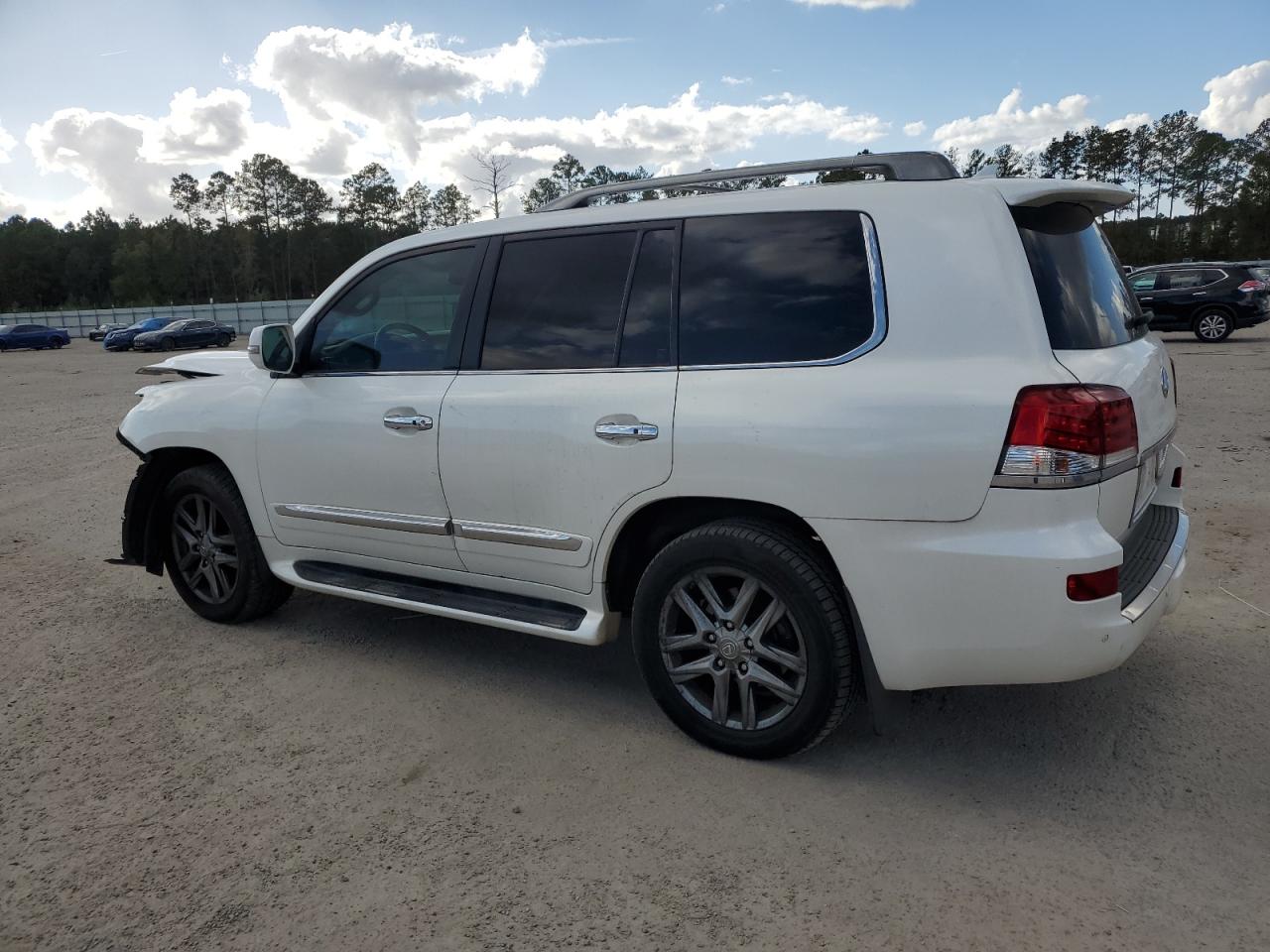 2013 Lexus LX VIN JTJHY7AX2D4101973 Copart auction photo, front end damage thumbnail 2