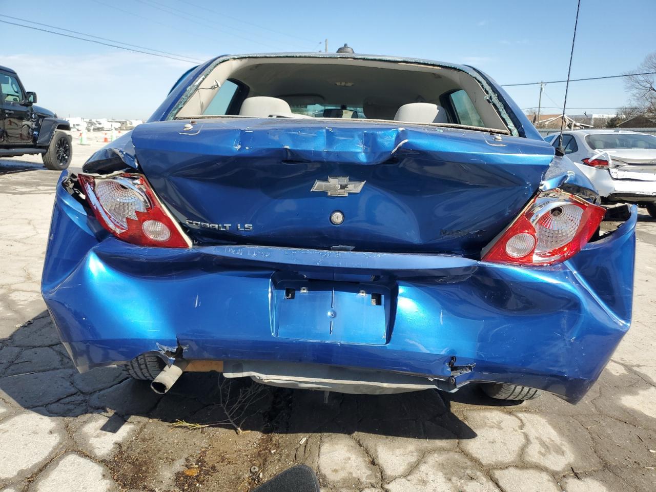 2005 Chevrolet Cobalt VIN 1G1AL52F657547615 Copart auction photo, rear end damage thumbnail 6