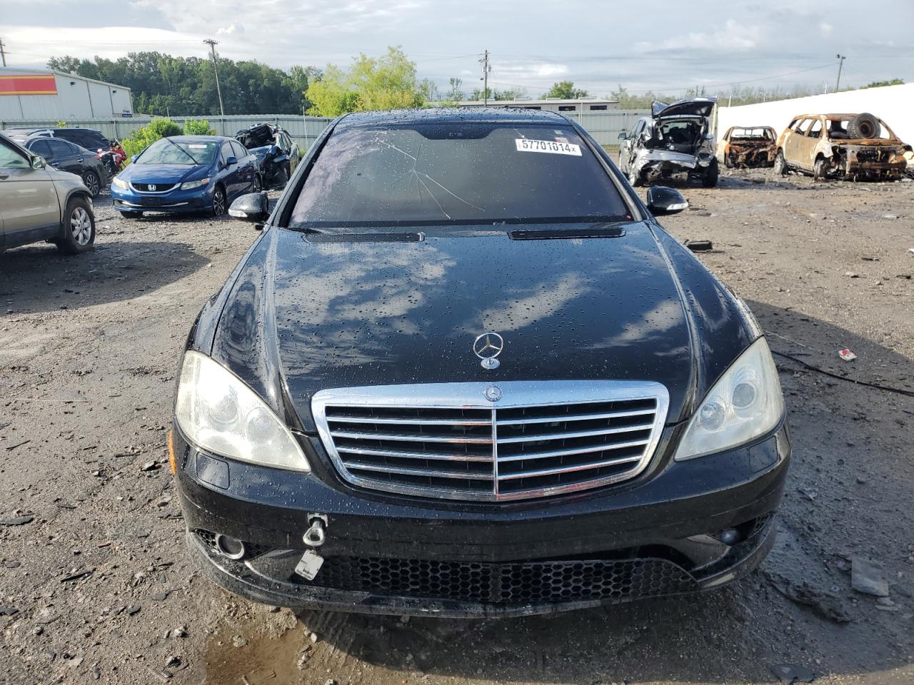 2007 Mercedes-Benz S-klasse VIN WDDNG71X27A110421 Copart auction photo, burn damage thumbnail 5