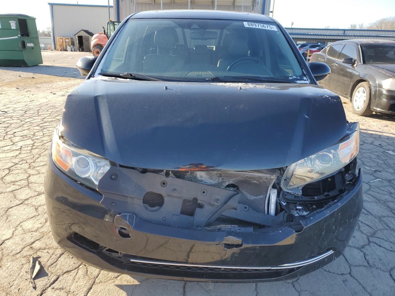 2016 Honda Odyssey VIN 5FNRL5H61GB158539 Copart auction photo, front end damage thumbnail 5
