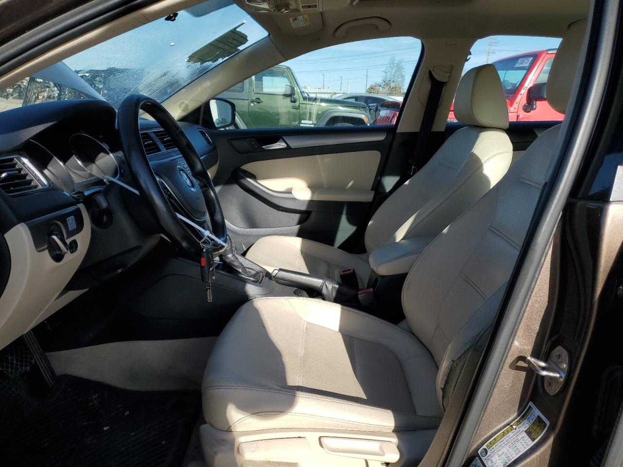 2015 Volkswagen Jetta VIN 3VWLA7AJ6FM419063 Copart auction photo, front end / side damage thumbnail 7