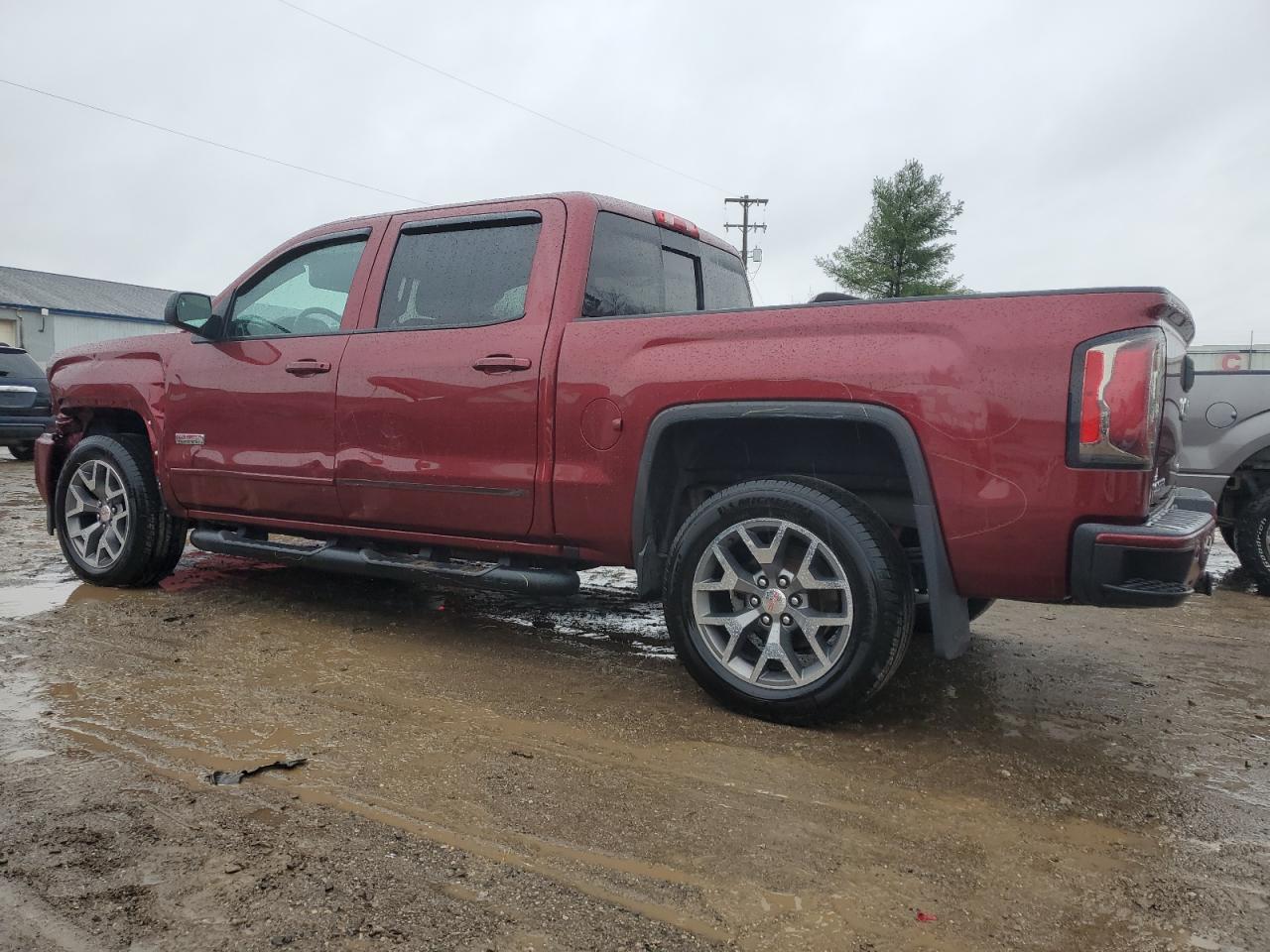 2017 GMC Sierra VIN 3GTU2NEC9HG122729 Copart auction photo, front end / side damage thumbnail 2