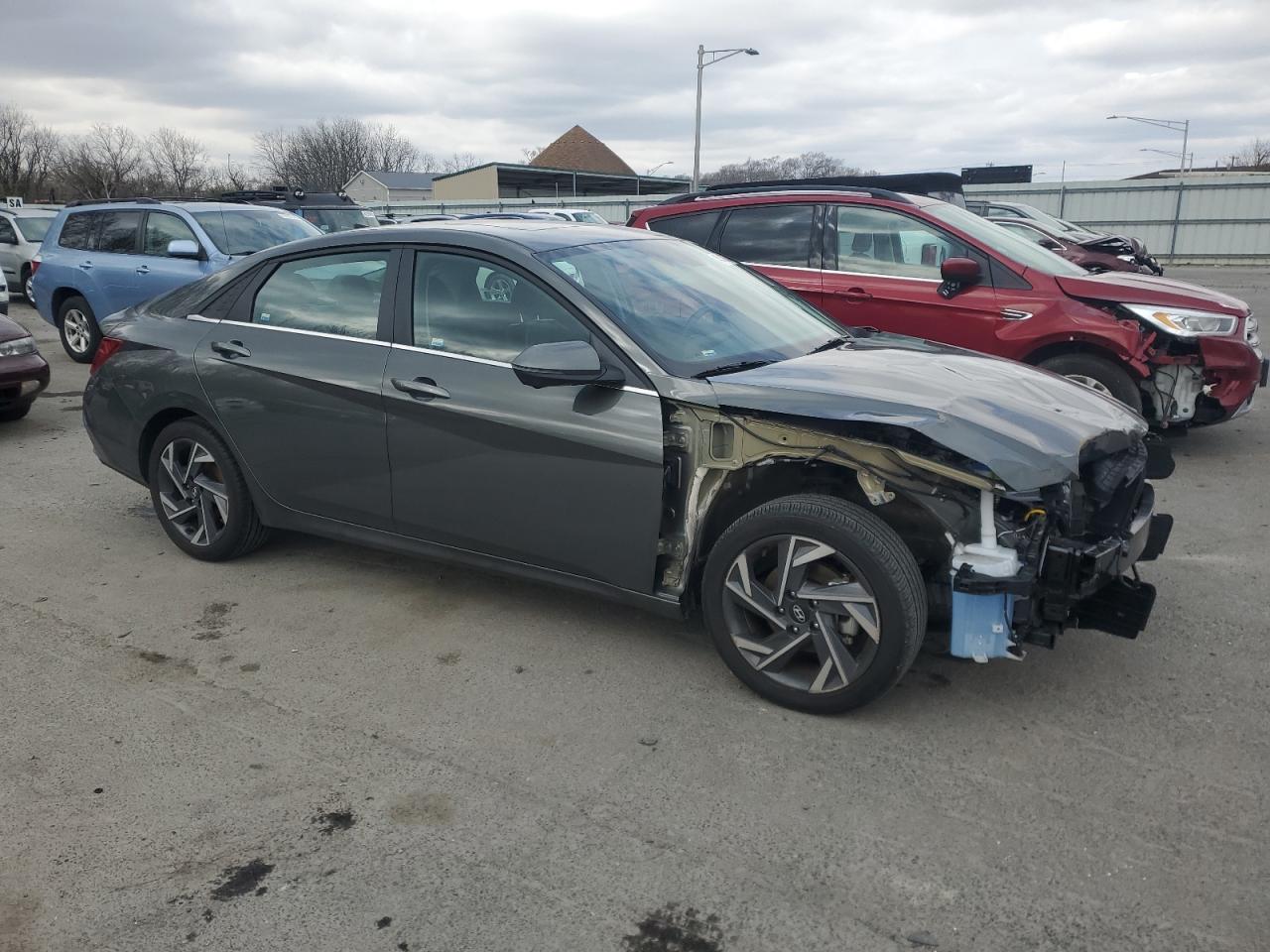 2024 Hyundai Elantra VIN KMHLP4DGXRU692857 Copart auction photo, front end damage thumbnail 4