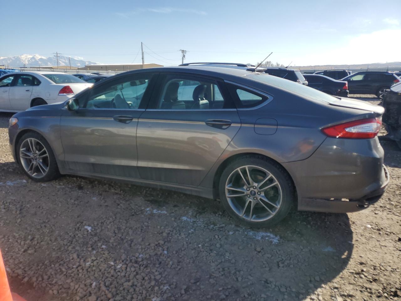 2013 Ford Fusion VIN 3FA6P0H98DR311194 Copart auction photo, rear end damage thumbnail 2