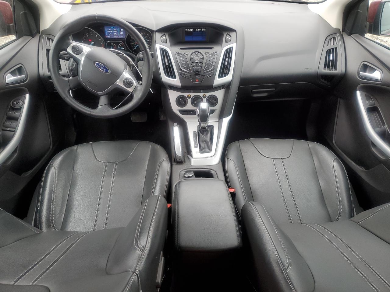 2014 Ford Focus VIN 1FADP3F29EL106854 Copart auction photo, front end damage thumbnail 8