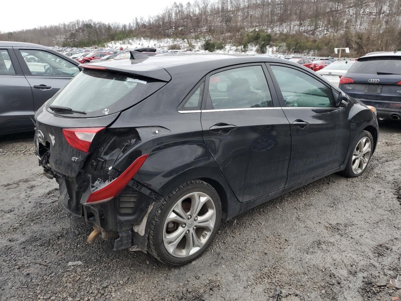 2013 Hyundai Elantra VIN KMHD35LE8DU090683 Copart auction photo, rear end damage thumbnail 3