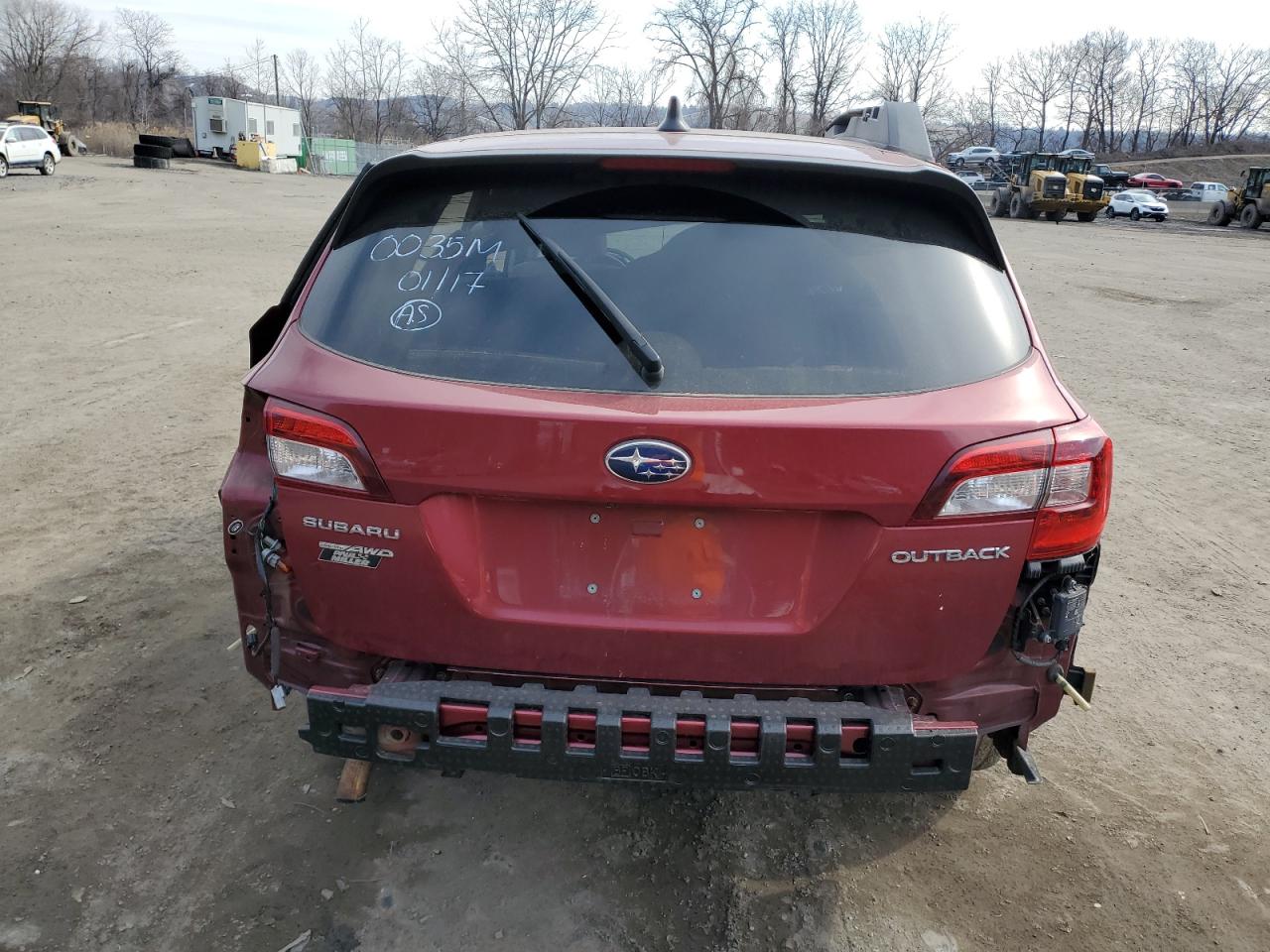 2019 Subaru Outback VIN 4S4BSANC6K3328113 Copart auction photo, all over damage thumbnail 6