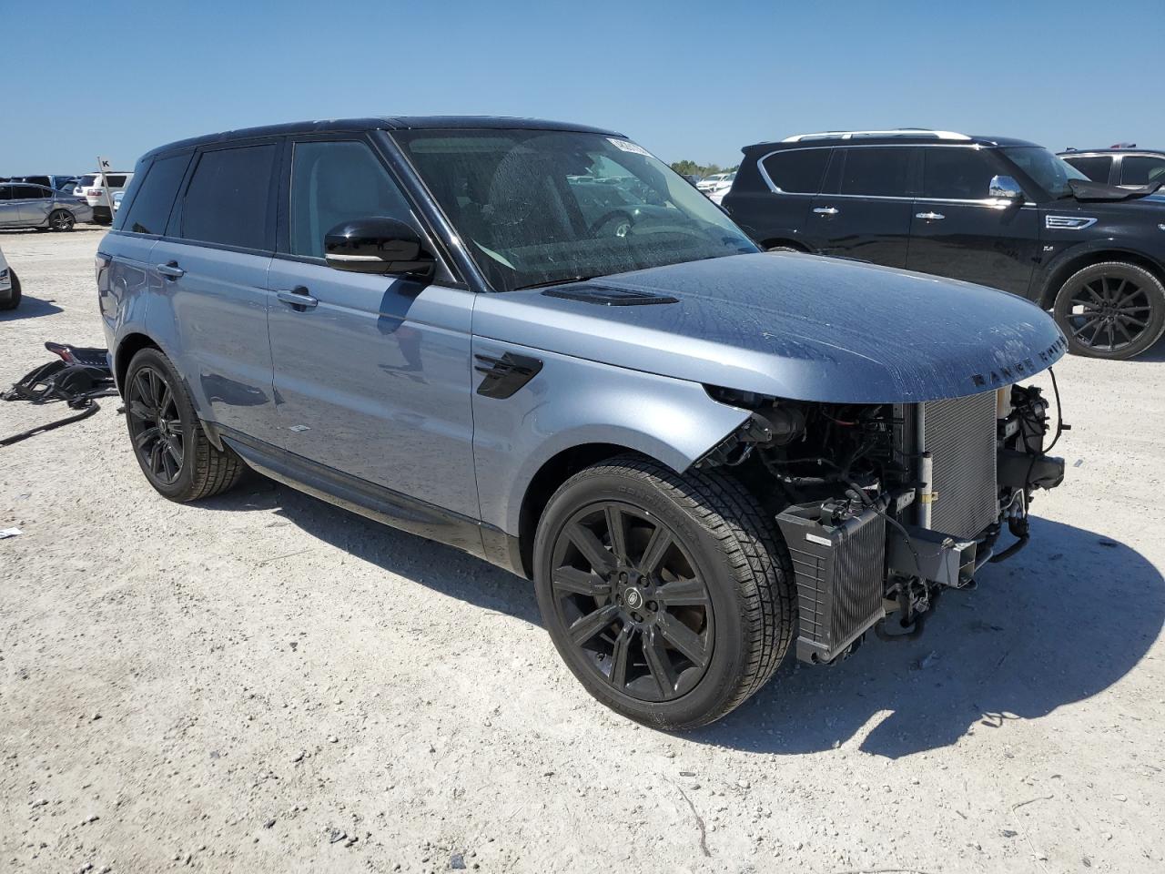 2020 Land Rover Range Rover VIN SALWR2SU6LA887185 Copart auction photo, front end damage thumbnail 4