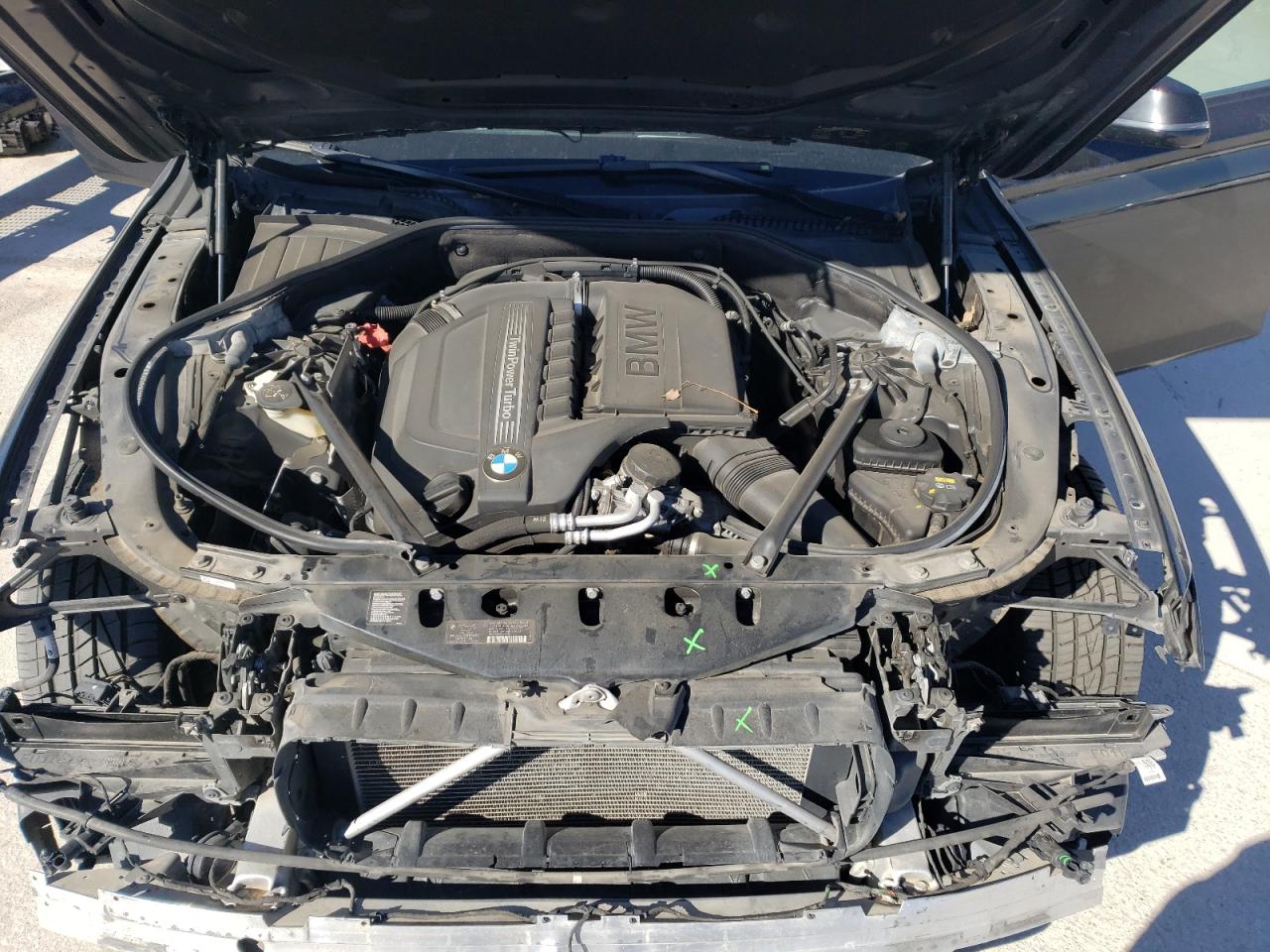2015 BMW 7er VIN WBAYF4C51FGS99088 Copart auction photo, front end / mechanical damage thumbnail 11