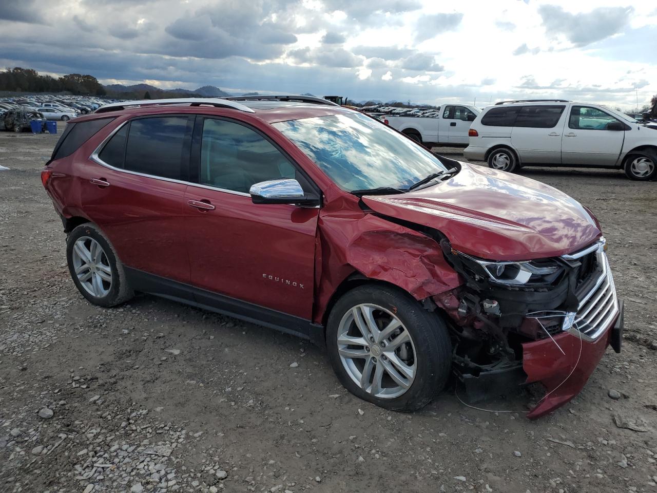 2018 Chevrolet Equinox VIN 2GNAXMEV5J6244125 Copart auction photo, all over damage thumbnail 4
