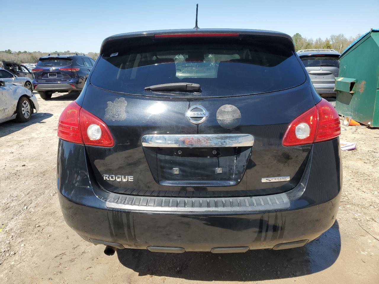 2013 Nissan Rogue VIN JN8AS5MT1DW555546 Copart auction photo, side damage thumbnail 6