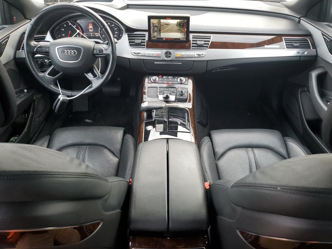 2015 Audi A8 VIN WAUJGAFD9FN003570 Copart auction photo, all over damage thumbnail 8
