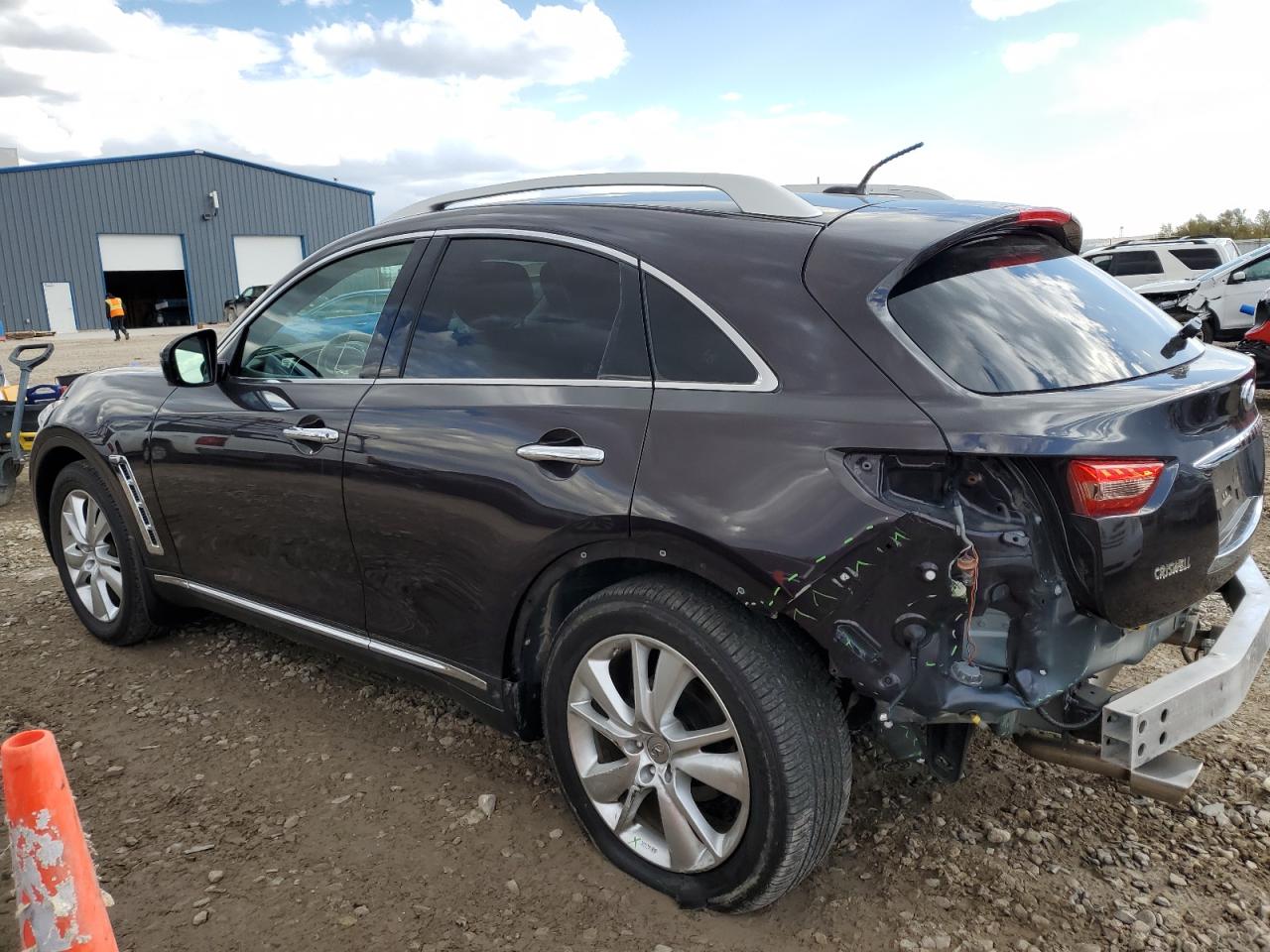 2012 Infiniti FX VIN JN8AS1MW4CM151234 Copart auction photo, rear end damage thumbnail 2