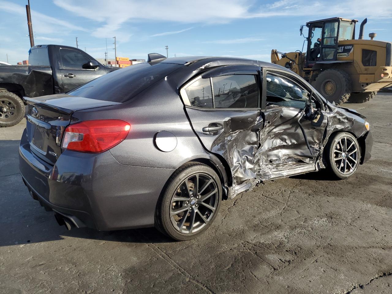 2018 Subaru WRX VIN JF1VA1C69J9836370 Copart auction photo, side / front end damage thumbnail 3