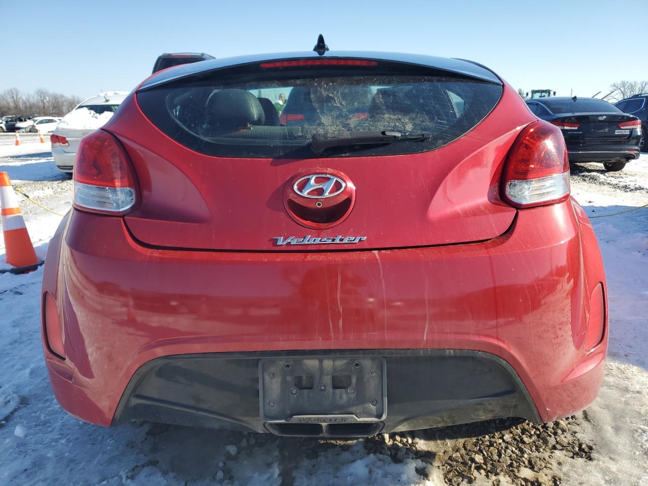 2016 Hyundai Veloster VIN KMHTC6AD1GU301643 Copart auction photo, front end damage thumbnail 6