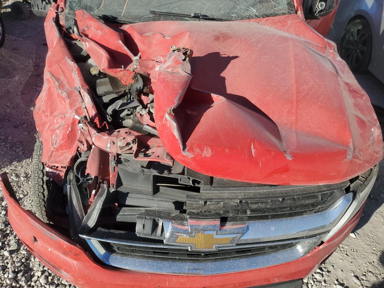 2016 Chevrolet Colorado VIN 1GCGTCE37G1258966 Copart auction photo, front end / all over damage thumbnail 12