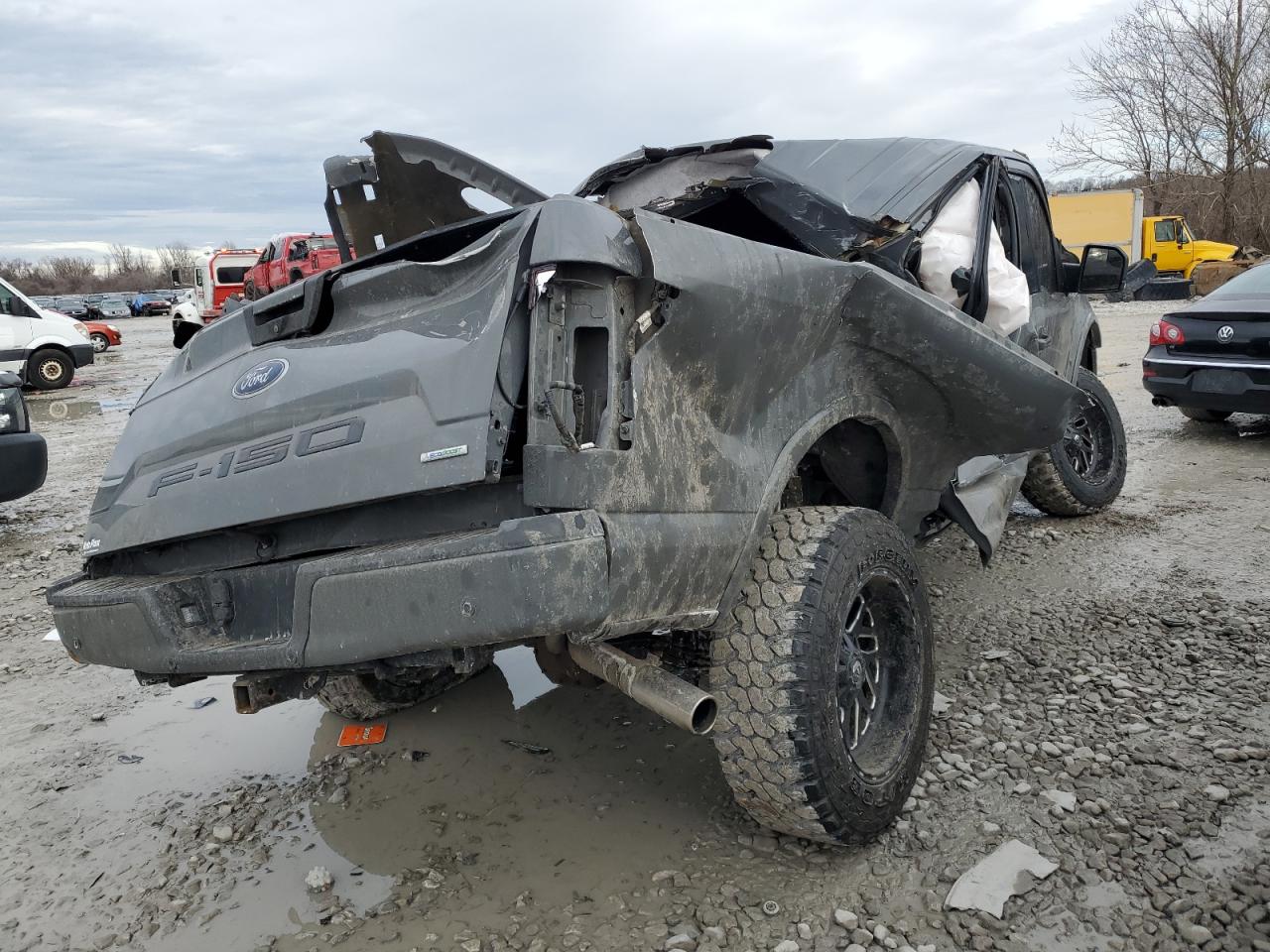 2018 Ford F-150 VIN 1FTEW1EP3JFE15084 Copart auction photo, rollover damage thumbnail 3