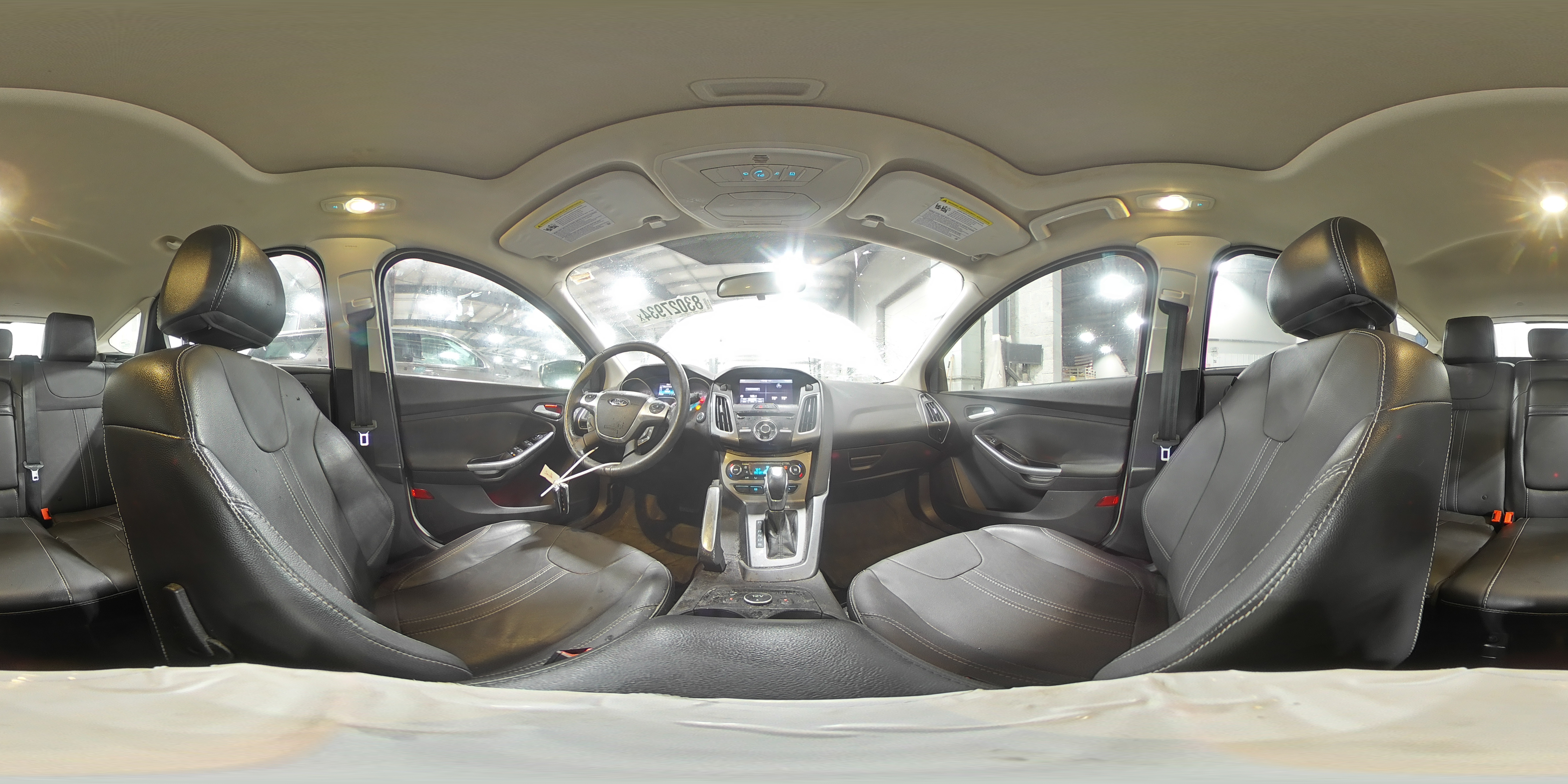 2013 Ford Focus VIN 1FADP3N24DL151913 Copart auction photo, all over damage thumbnail 15