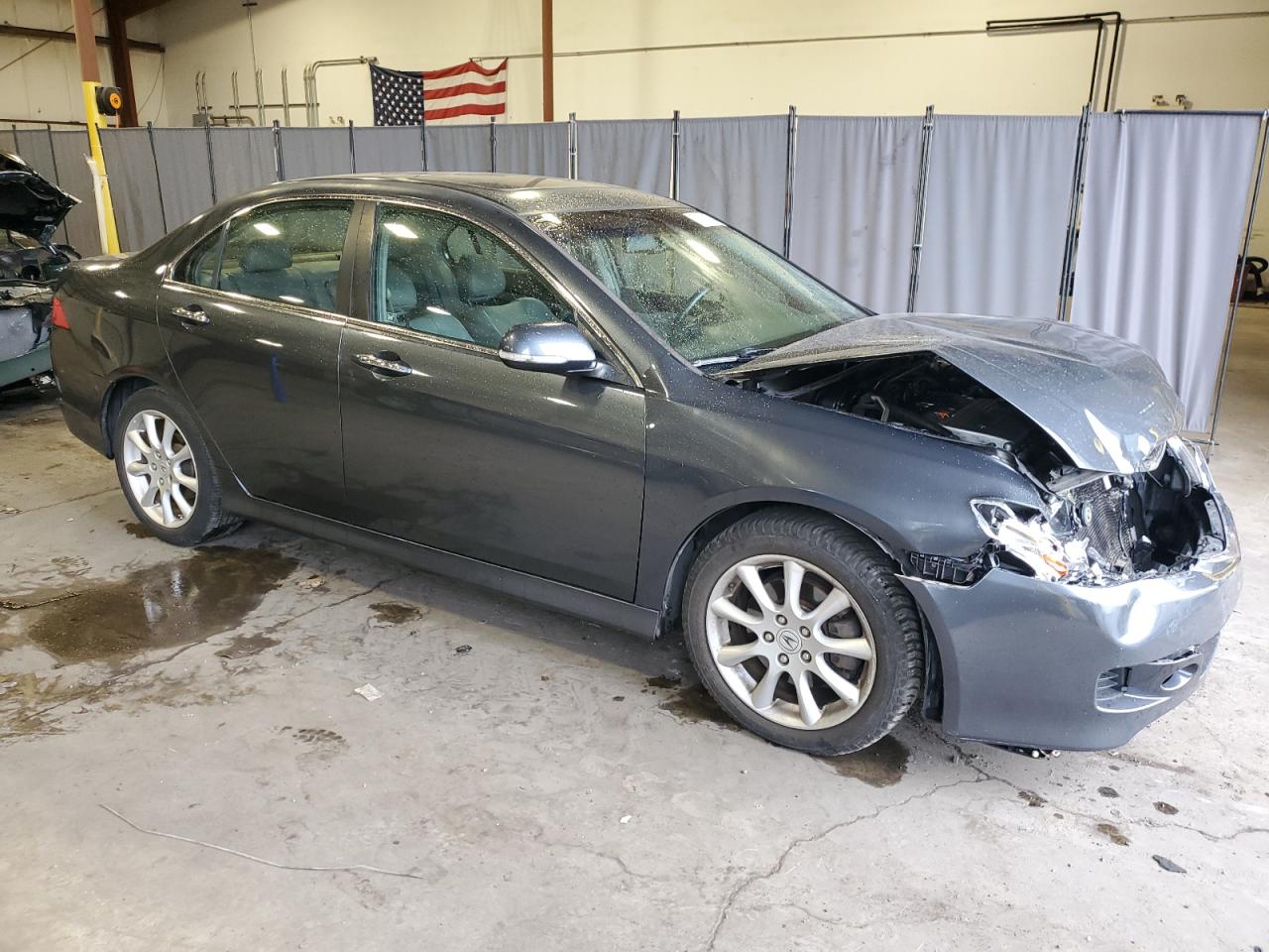 2007 Acura TSX VIN JH4CL96837C013810 Copart auction photo, front end damage thumbnail 4