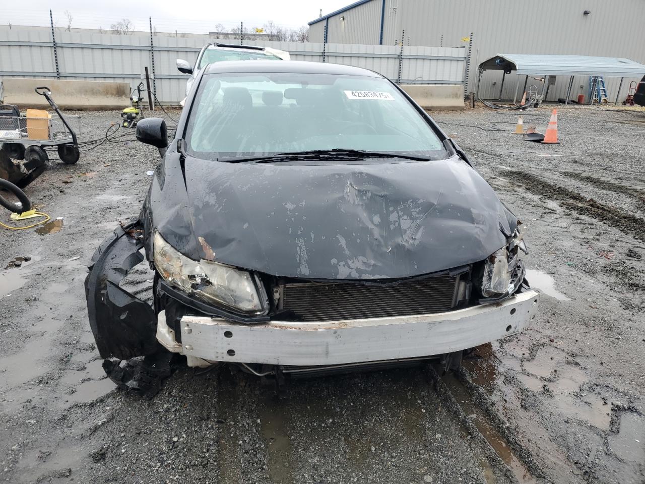 2013 Honda Civic VIN 19XFB2F59DE030338 Copart auction photo, front end damage thumbnail 5