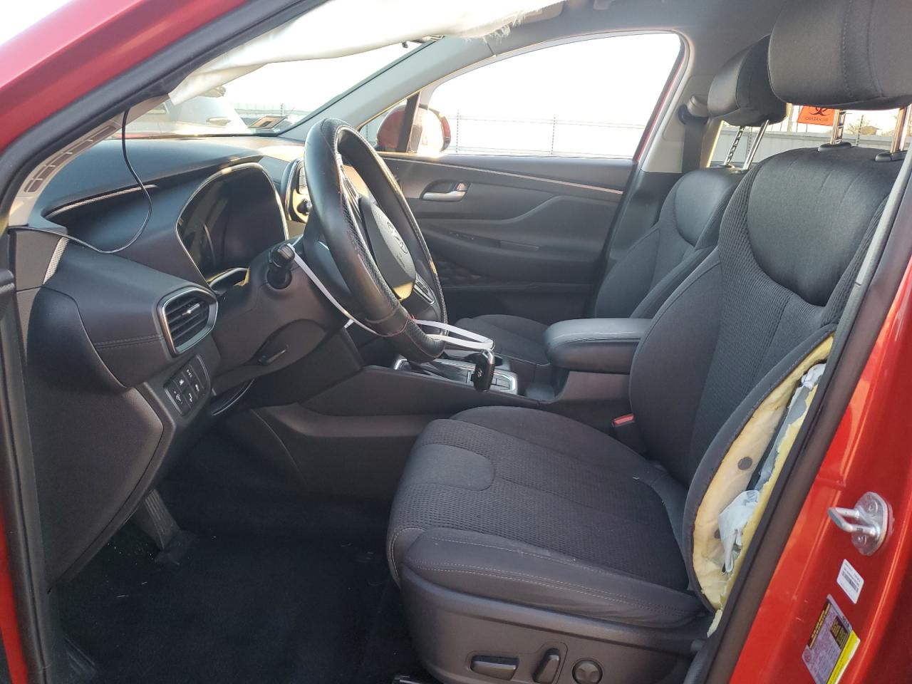 2020 Hyundai Santa Fe VIN 5NMS3CAD0LH196495 Copart auction photo, rear end / side damage thumbnail 7