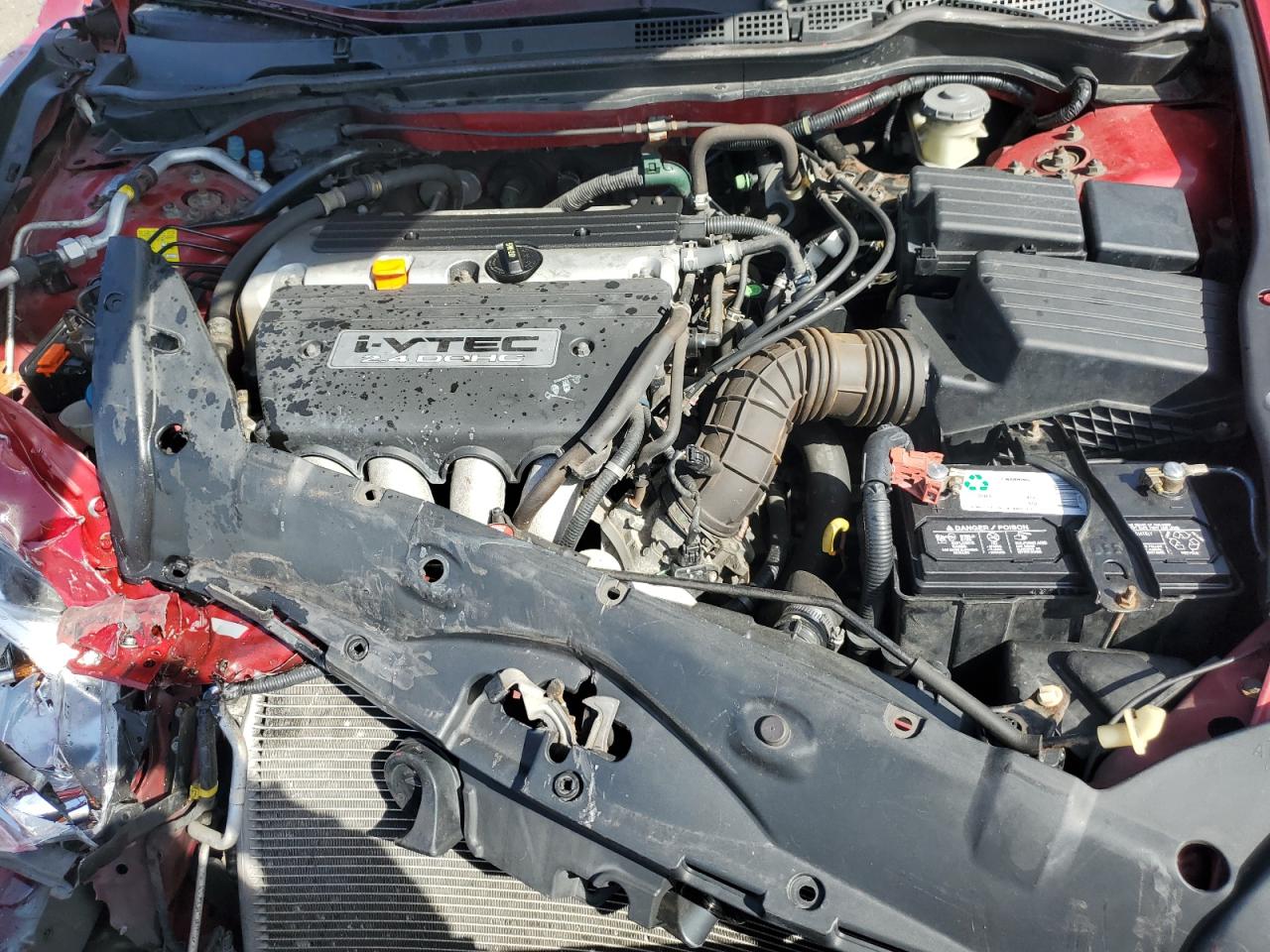 2003 Honda Accord VIN 1HGCM72643A017654 Copart auction photo, front end / side damage thumbnail 11