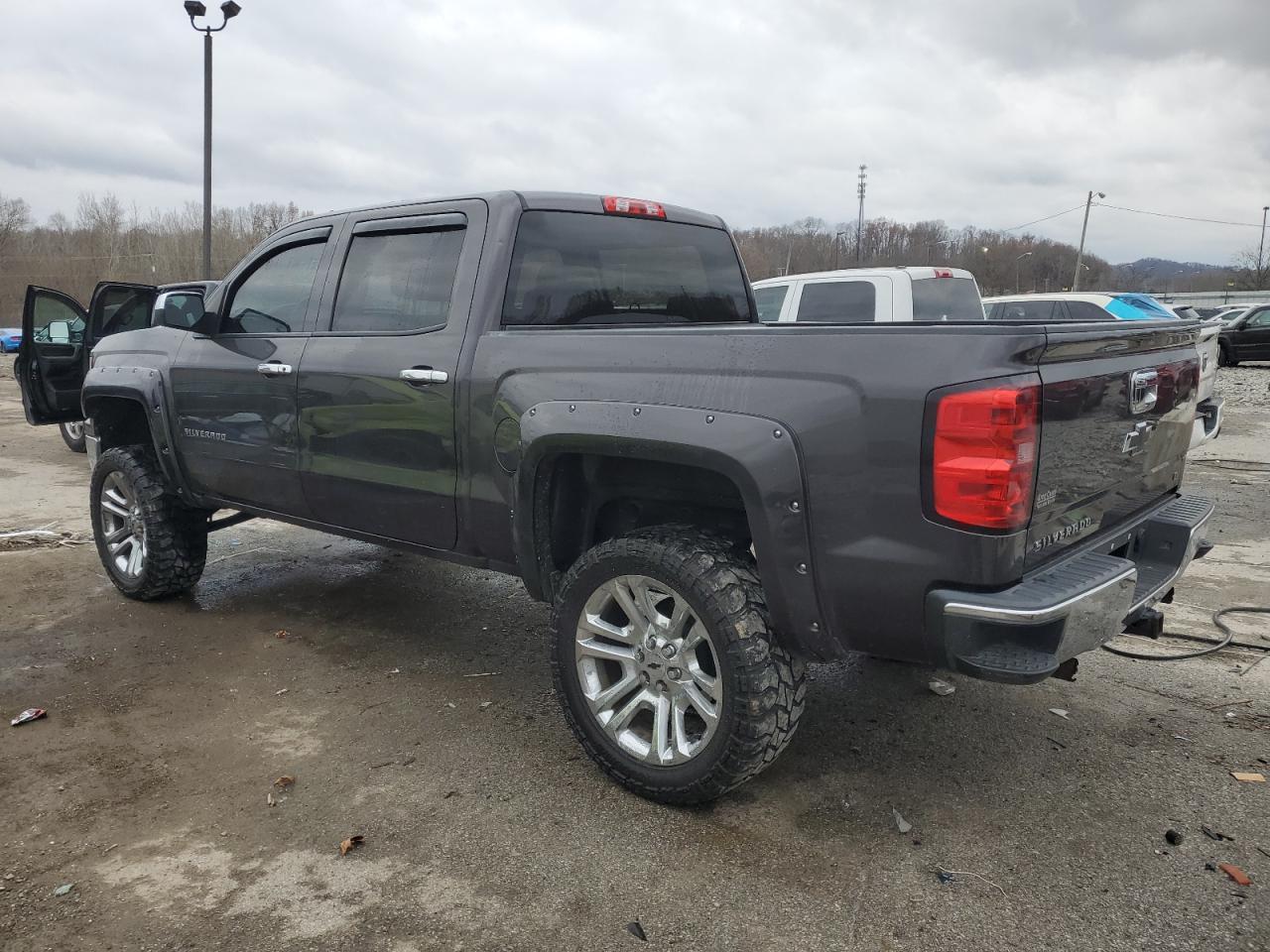 2014 Chevrolet Silverado VIN 3GCUKREC9EG164661 Copart auction photo, side damage thumbnail 2