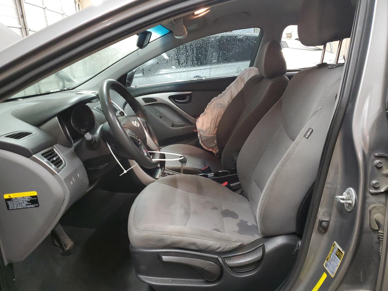 2013 Hyundai Elantra VIN 5NPDH4AE5DH286559 Copart auction photo, side / rear end damage thumbnail 7