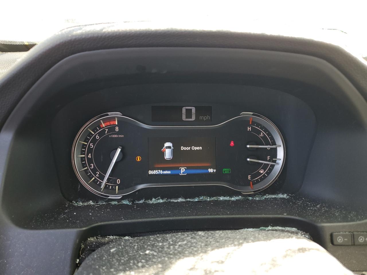 2017 Honda Pilot VIN 5FNYF6H58HB093254 Copart auction photo, top/roof / front end damage thumbnail 9