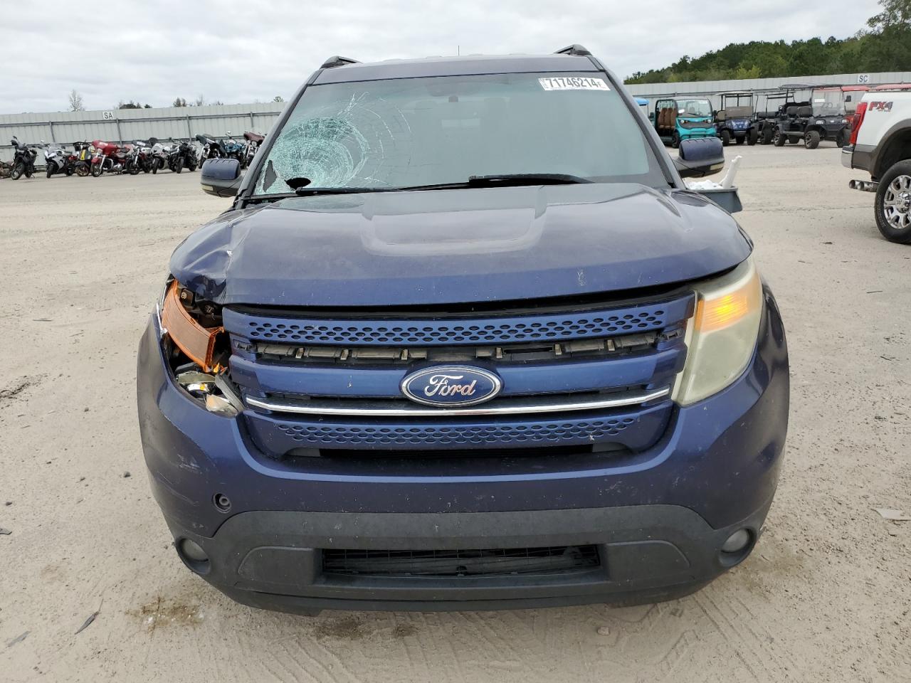2011 Ford Explorer VIN 1FMHK7F82BGA86131 Copart auction photo, front end damage thumbnail 5