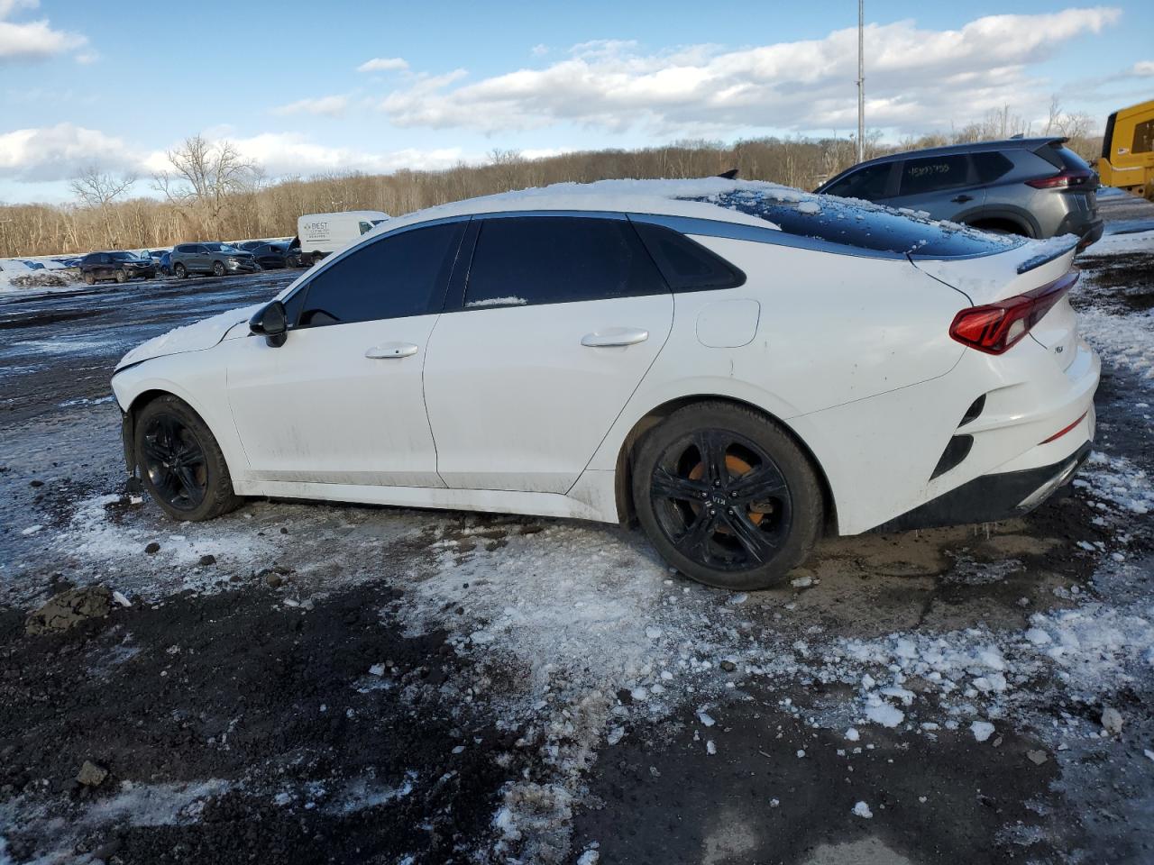 2021 KIA K5 VIN 5XXG64J24MG059867 Copart auction photo, front end / side damage thumbnail 2