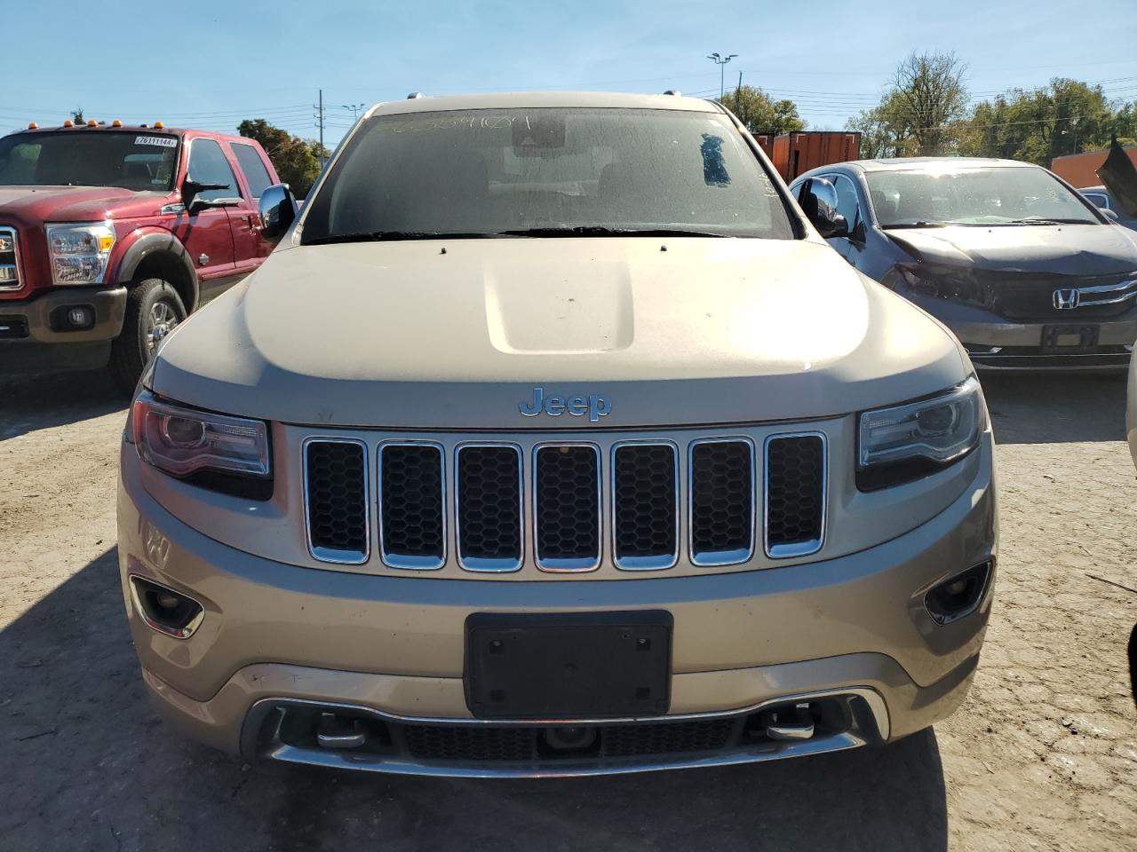 2014 Jeep Grand Cherokee VIN 1C4RJFCT6EC328638 Copart auction photo, mechanical damage thumbnail 5