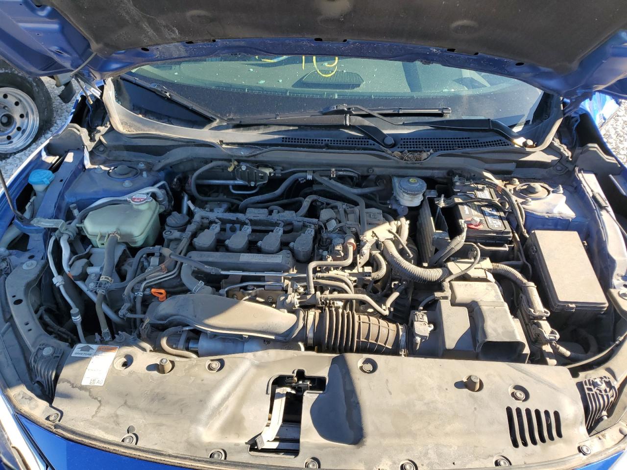 2016 Honda Civic VIN 19XFC1F91GE023396 Copart auction photo, all over damage thumbnail 11