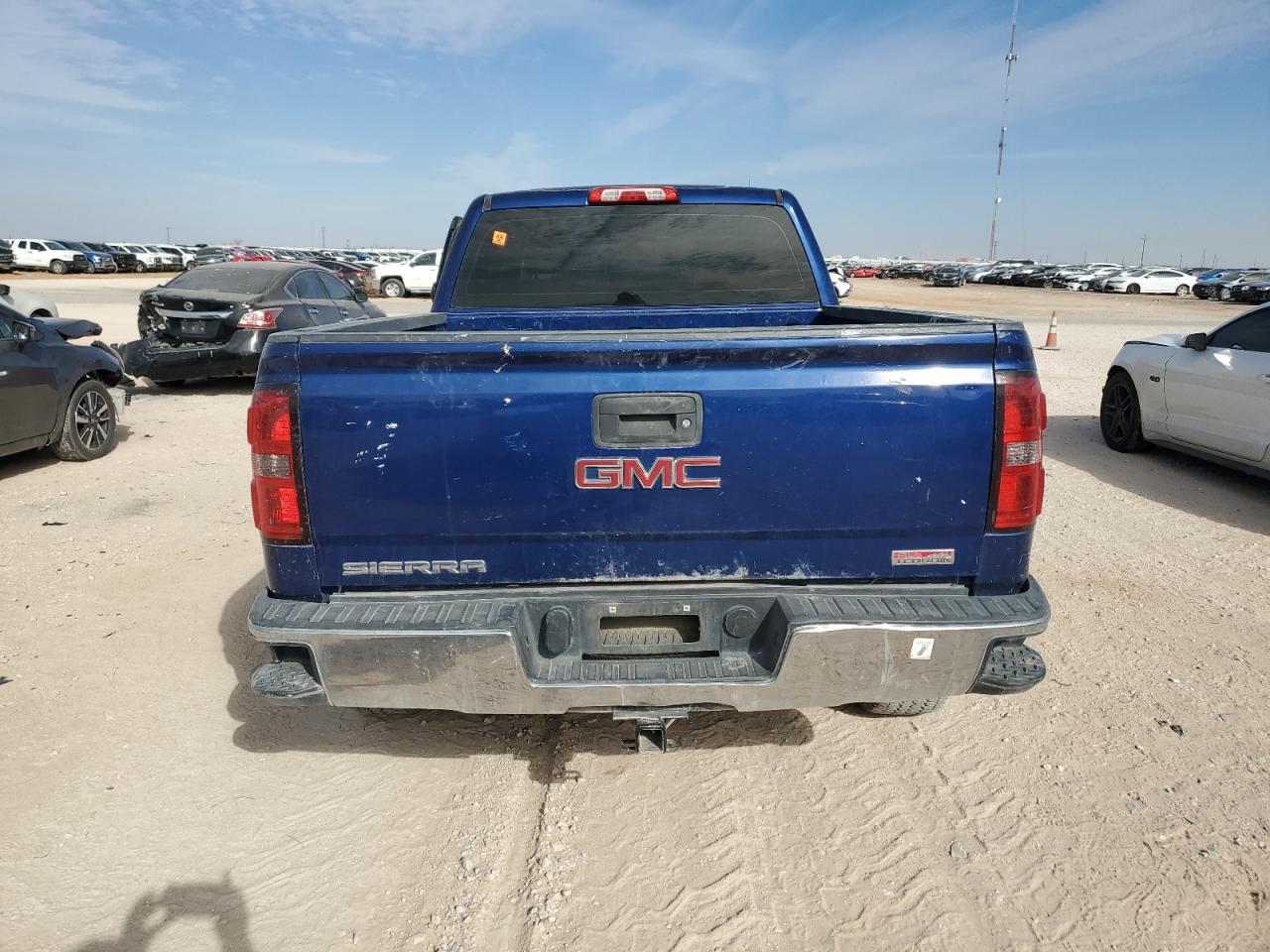 2014 GMC Sierra VIN 3GTP1TEC3EG143141 Copart auction photo, front end / undercarriage damage thumbnail 6