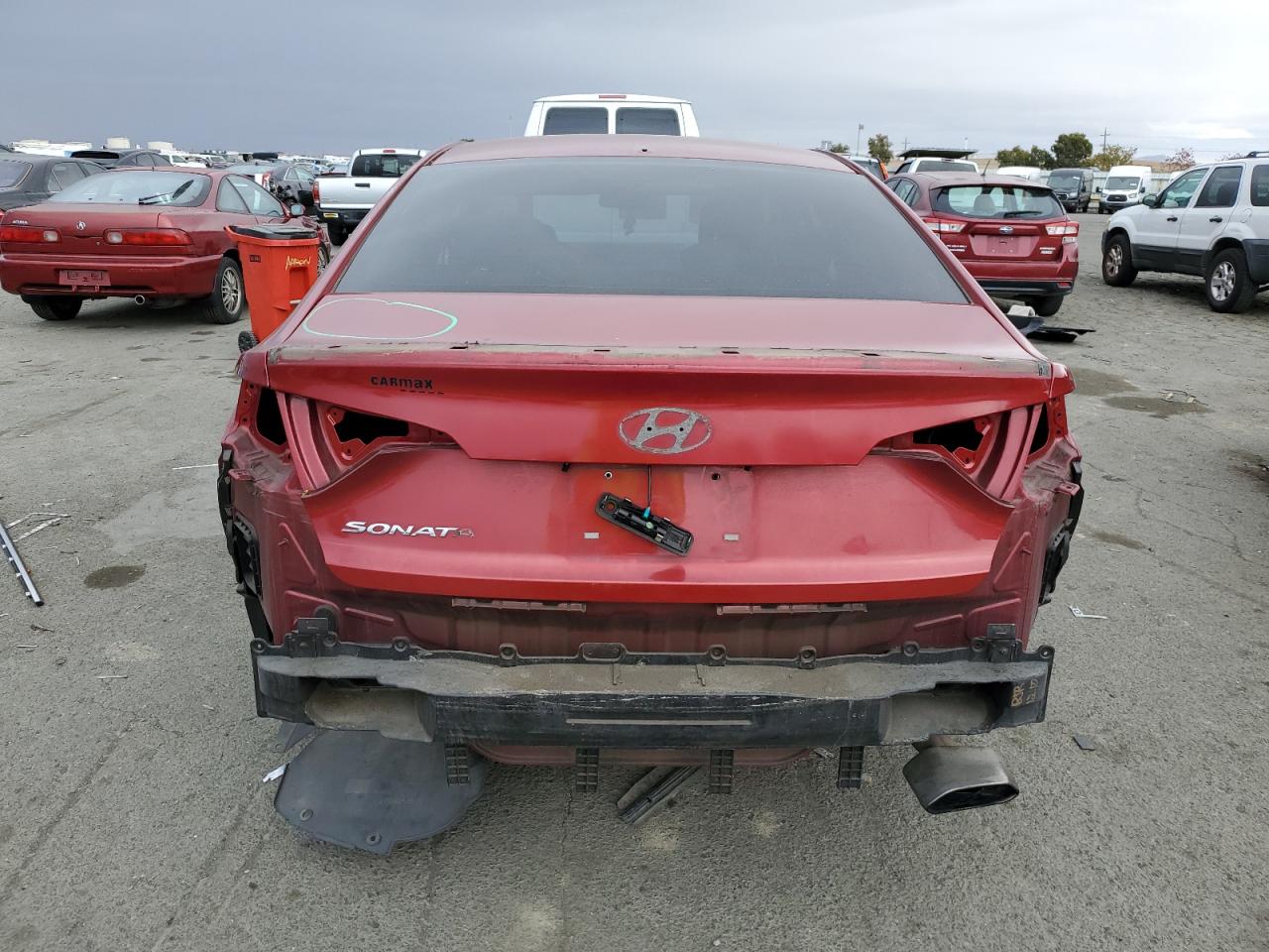 2015 Hyundai Sonata VIN 5NPE24AF3FH153770 Copart auction photo, all over damage thumbnail 6