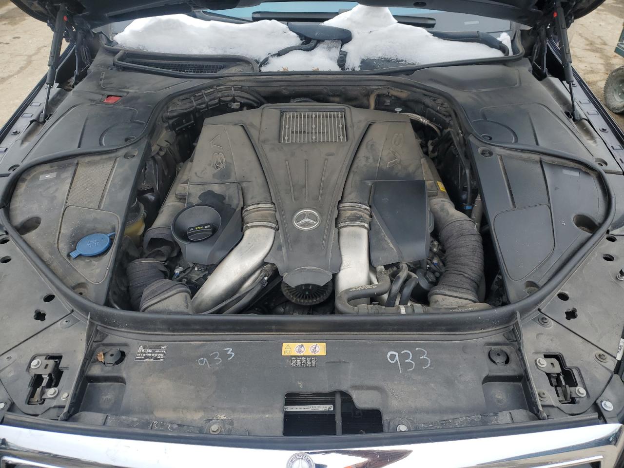 2015 Mercedes-Benz S-klasse VIN WDDUG8FB5FA119854 Copart auction photo, front end damage thumbnail 13