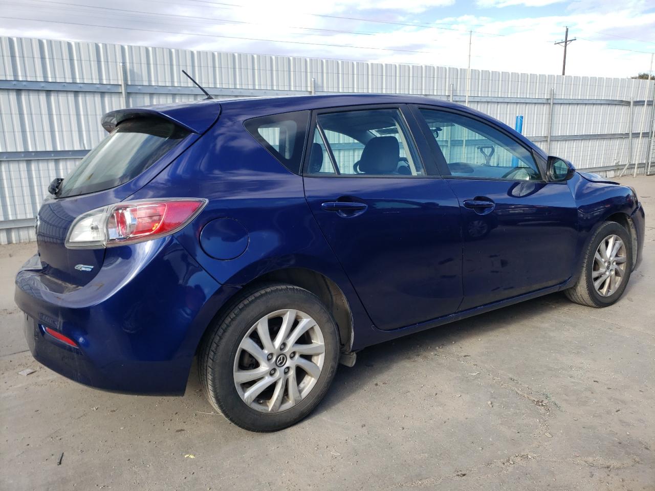 2013 Mazda 3 VIN JM1BL1L79D1762421 Copart auction photo, front end / hail damage thumbnail 3