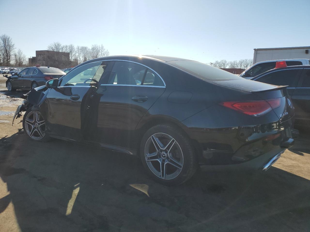2020 Mercedes-Benz CLA-klasse VIN WDD5J4HB9LN070383 Copart auction photo, front end / side damage thumbnail 2