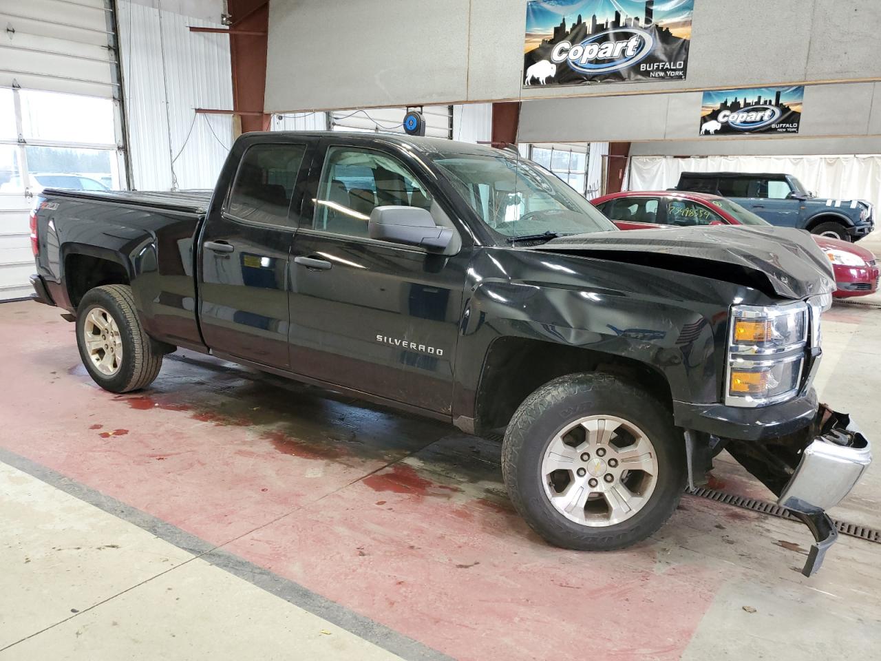 2014 Chevrolet Silverado VIN 1GCVKRECXEZ359737 Copart auction photo, front end damage thumbnail 4