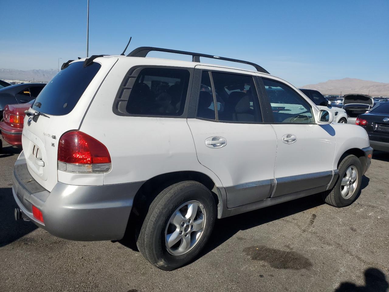 2006 Hyundai Santa Fe VIN KM8SC13D26U111392 Copart auction photo, side / front end damage thumbnail 3